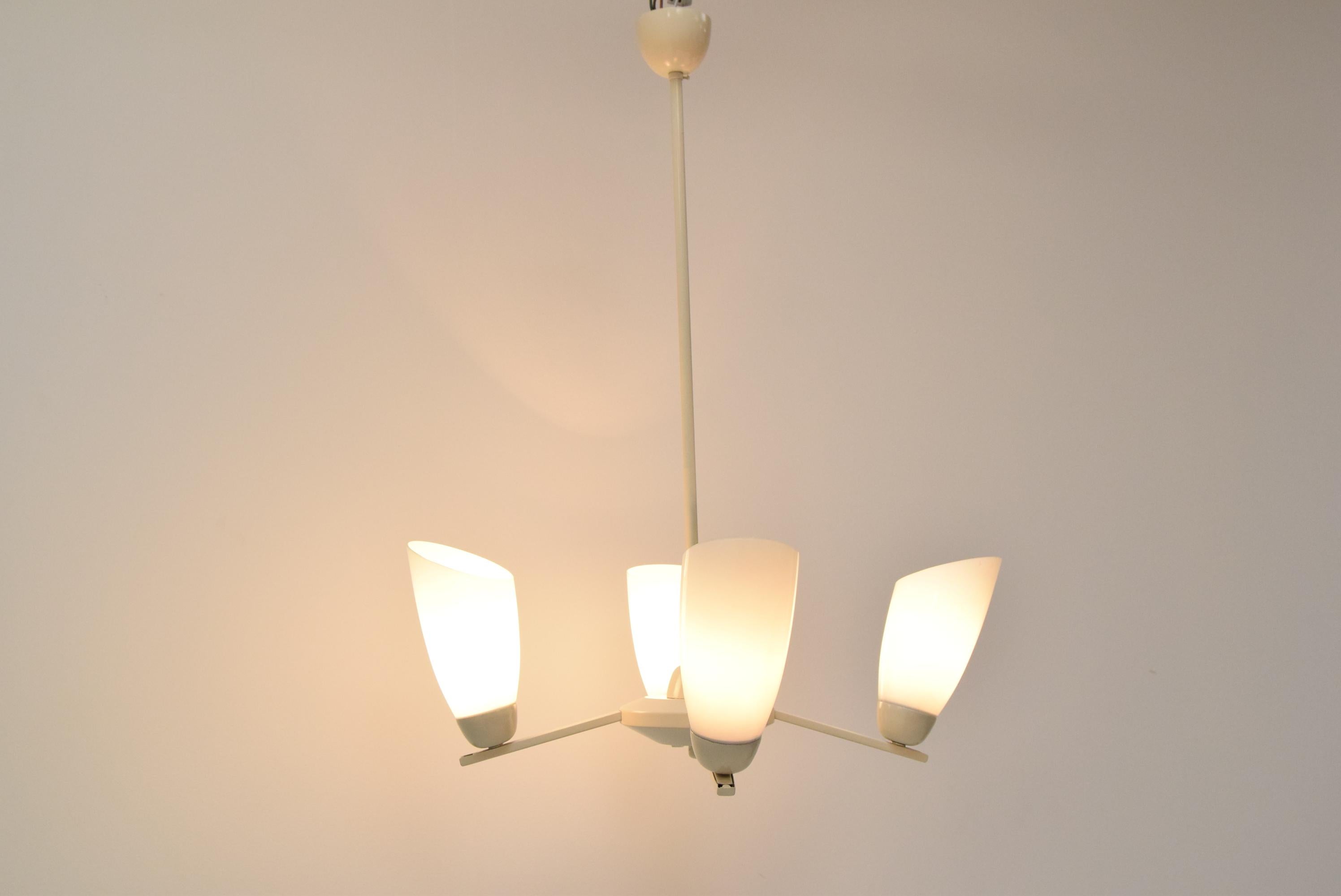 Late 20th Century Mid-Century Chandelier/Lidokov, 1970's For Sale