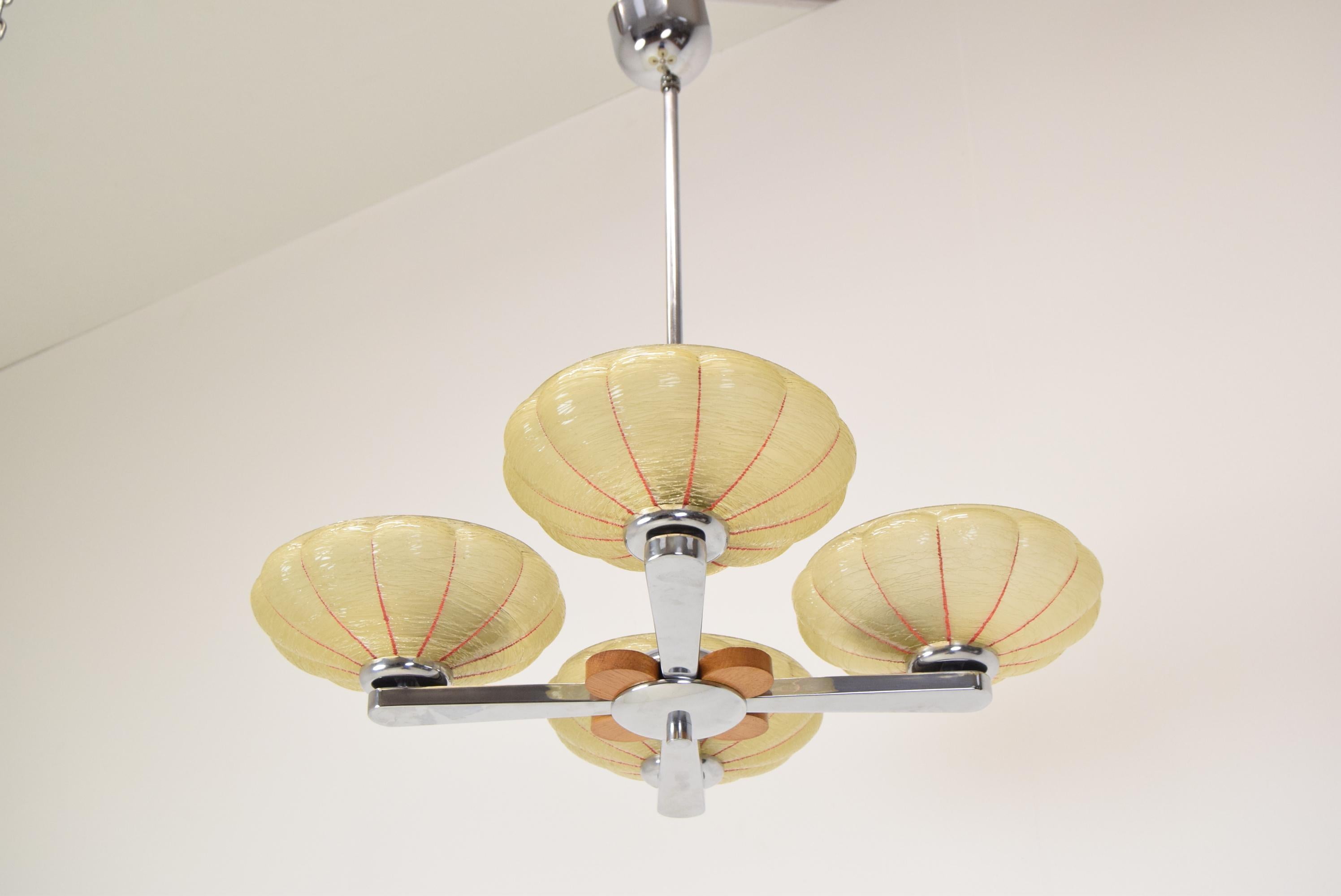 Mid-Century Chandelier /Napako, 1950´s For Sale 1