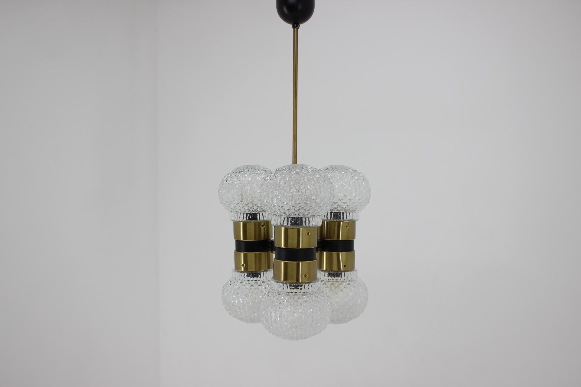 Midcentury Chandelier/ Napako, 1960s In Good Condition For Sale In Praha, CZ