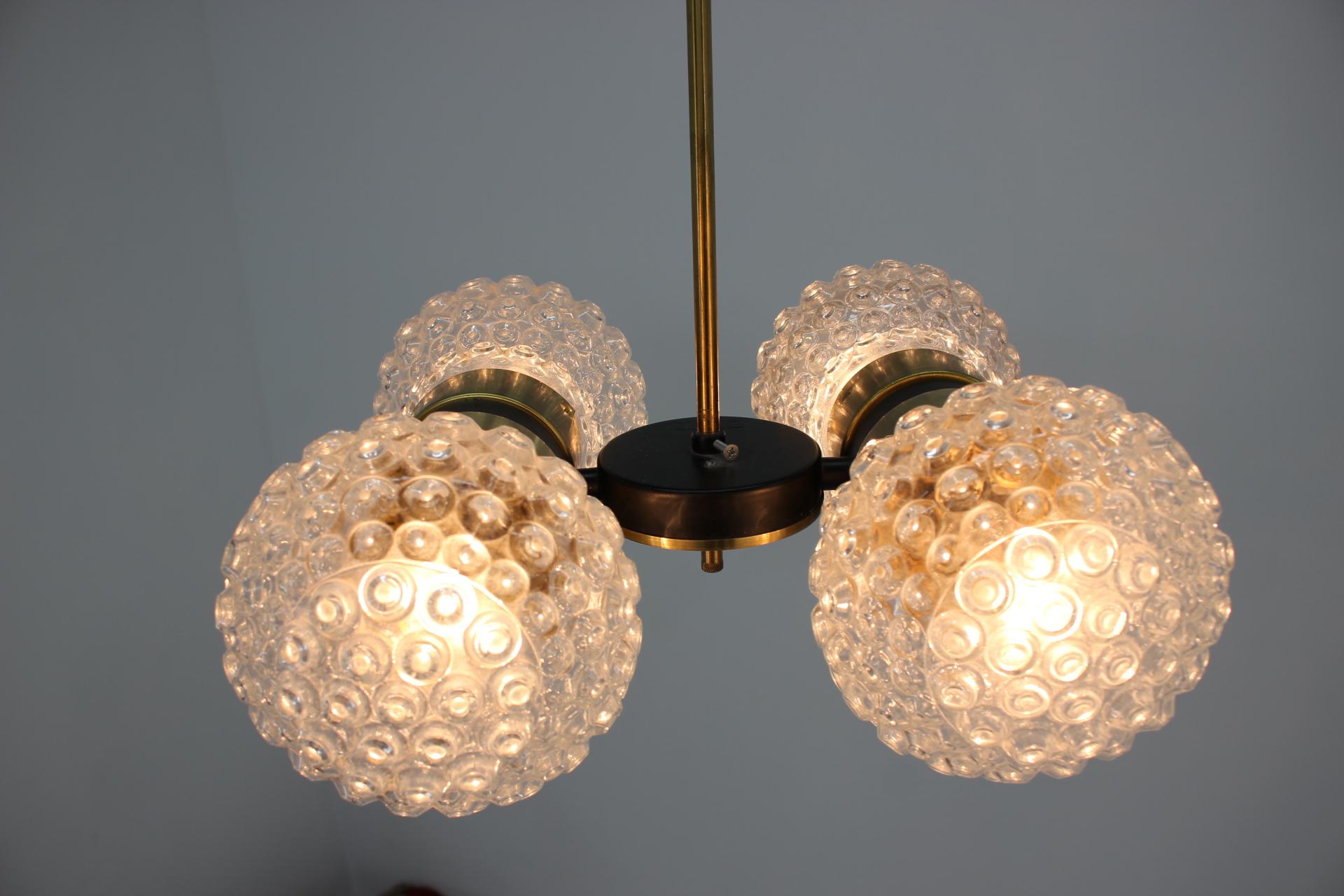 Mid-Century Modern Midcentury Chandelier Napako, 1970s