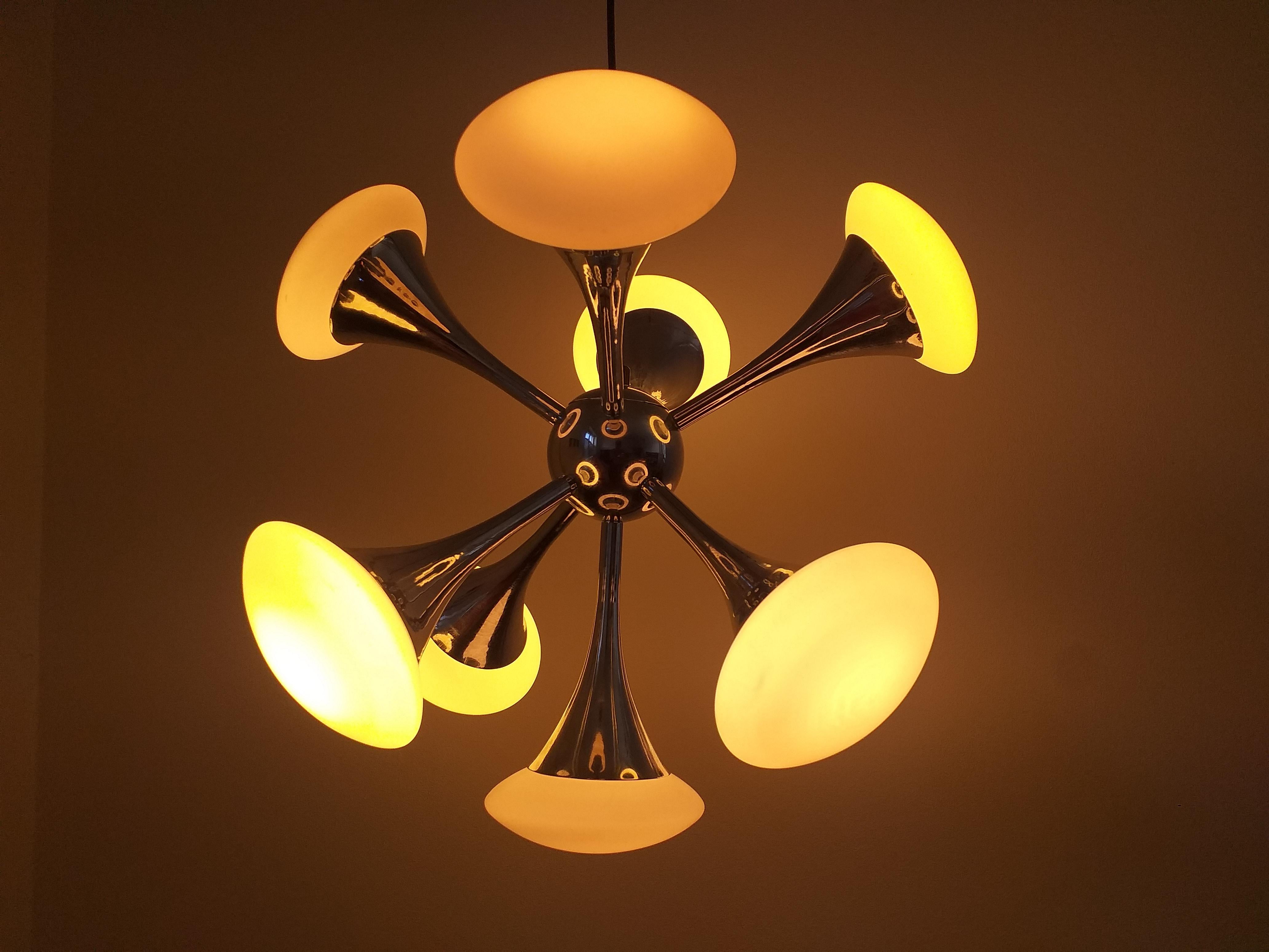 Mid Century Chandelier or Pendant Sputnik, Germany, 1980s 2