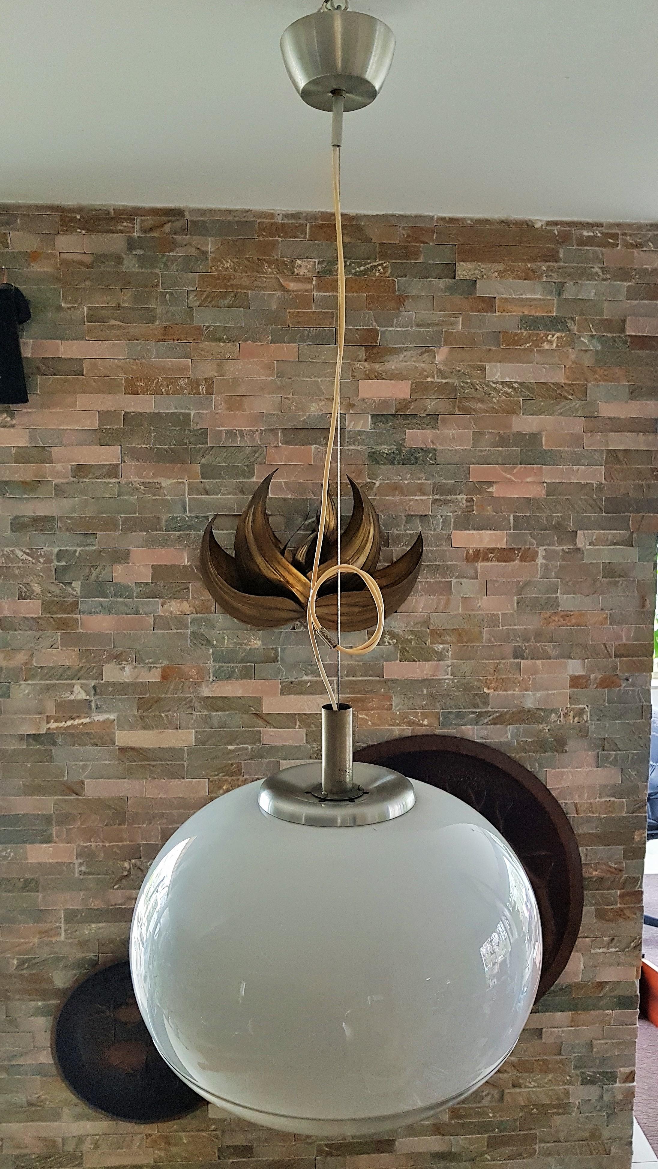 Mid-Century Chandelier Pia Guidetti Crippa for Lumi, Italie 1960 Large Version For Sale 4