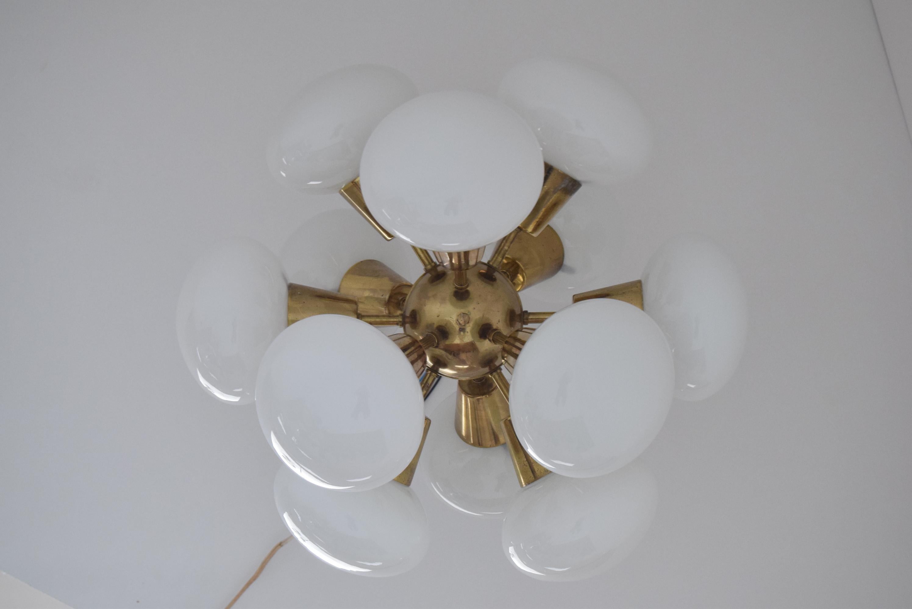 Mid-Century Chandelier Sputnik by Kamenicky Senov, 1960's 4