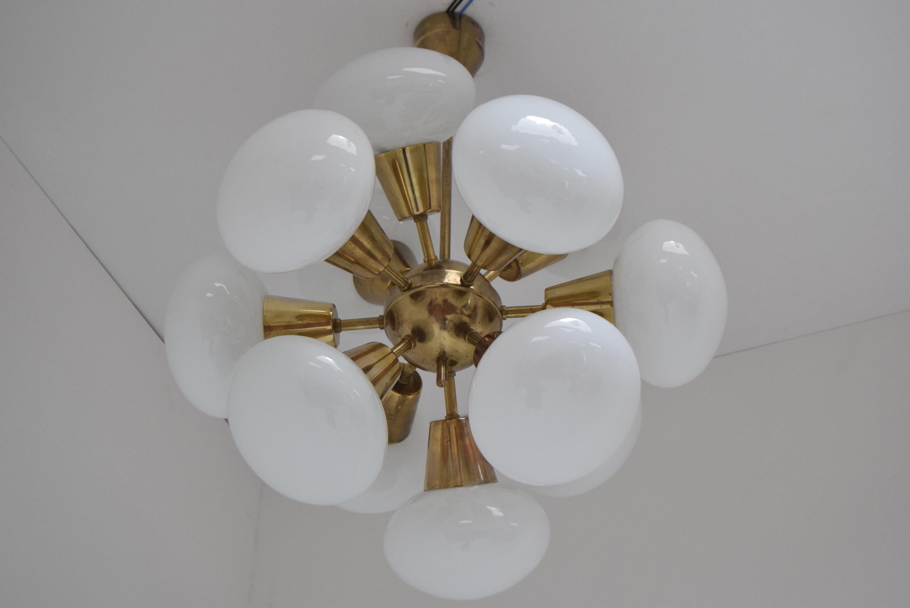 Mid-Century Chandelier Sputnik by Kamenicky Senov, 1960's 5