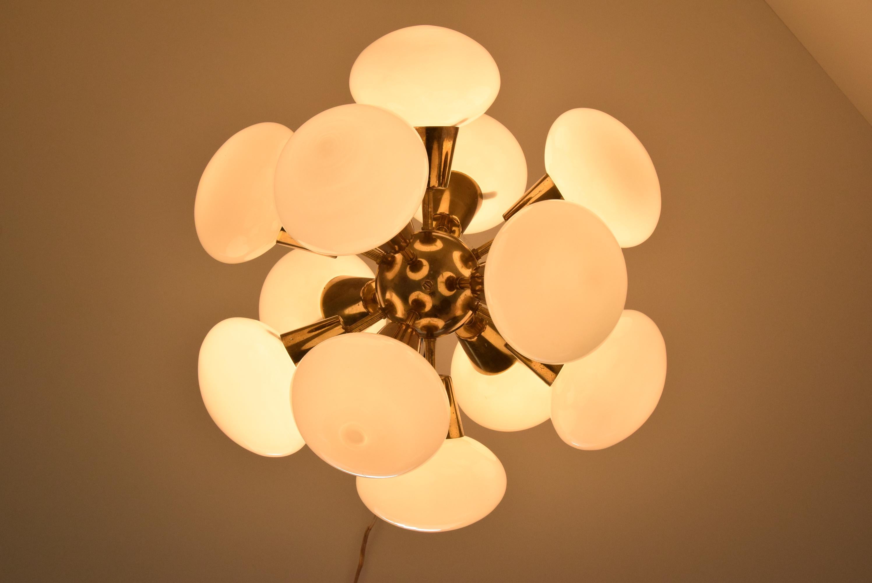 Mid-20th Century Mid-Century Chandelier Sputnik by Kamenicky Senov, 1960's