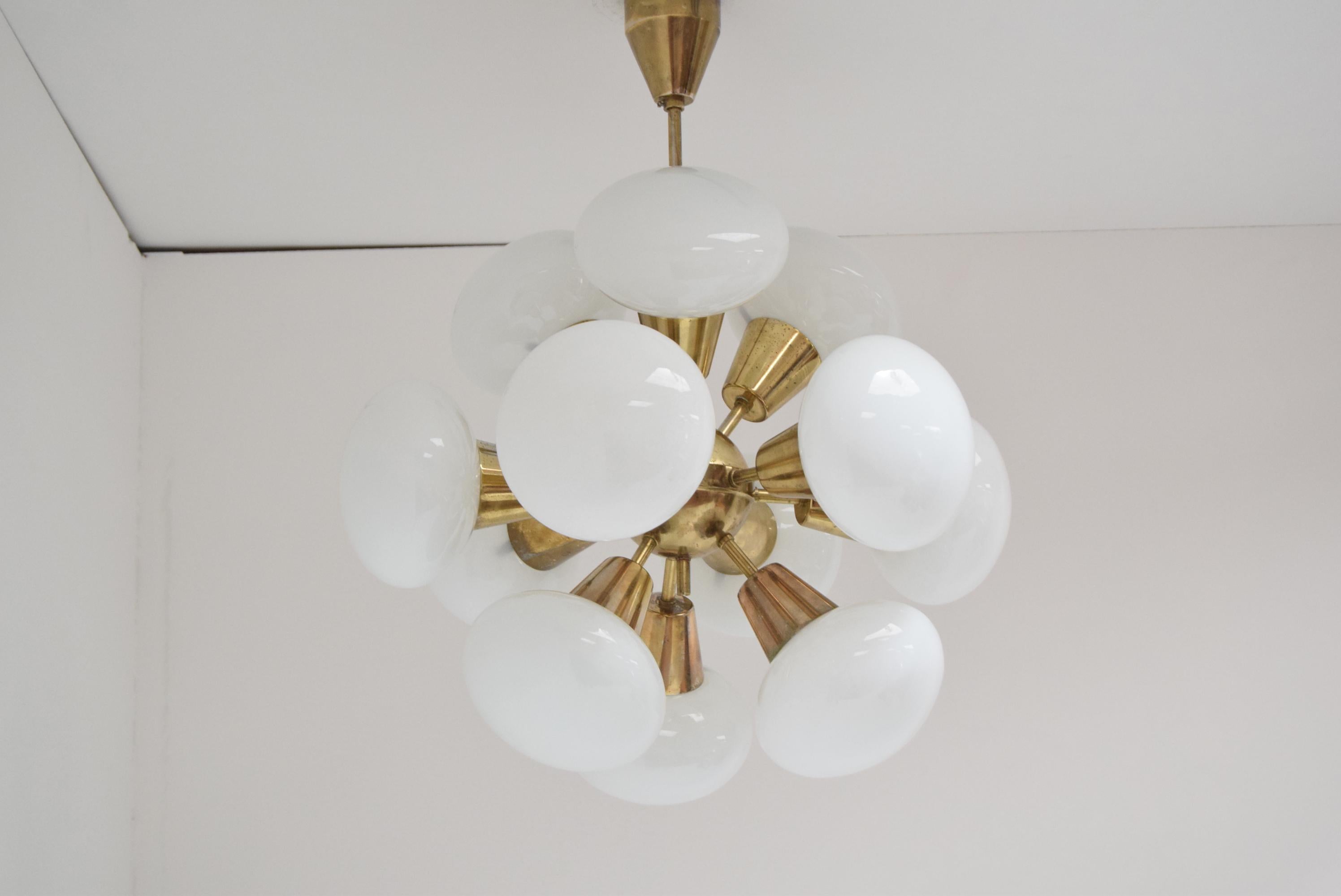 Mid-Century Chandelier Sputnik by Kamenicky Senov, 1960's 2