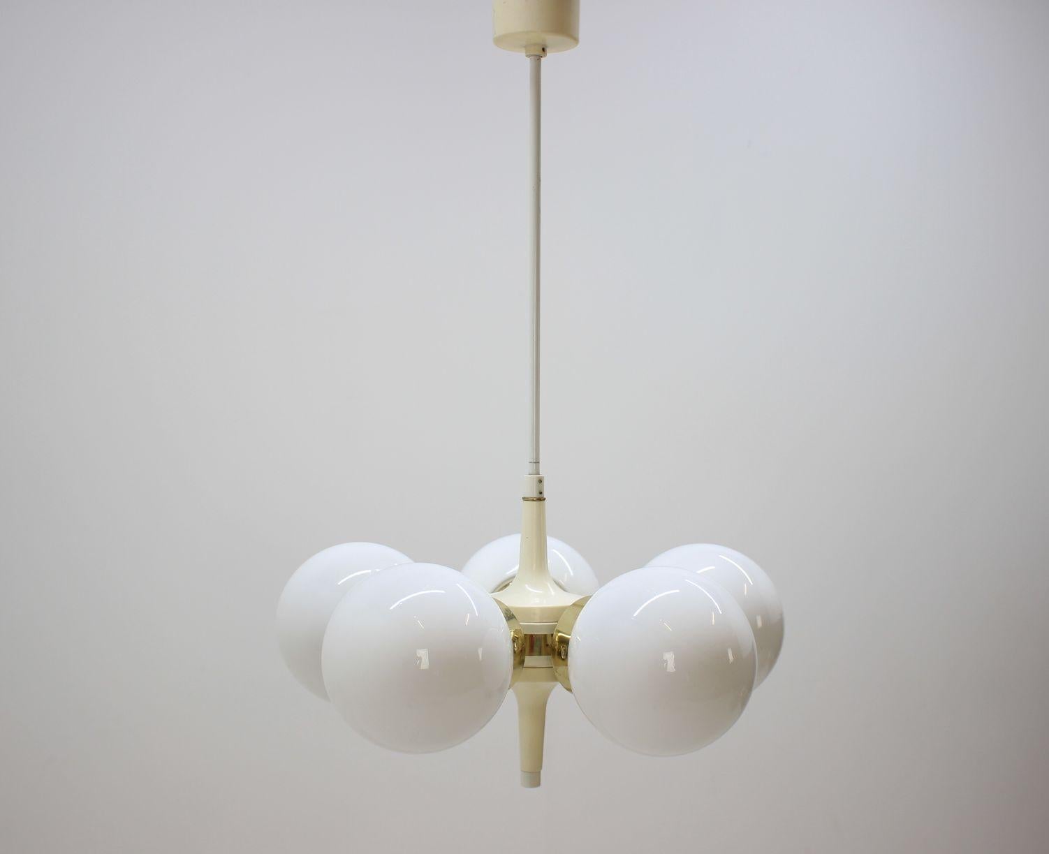 Mid Century Chandelier Sputnik, Kamenicky Senov, 1970s 5