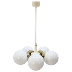 Mid Century Chandelier Sputnik, Kamenicky Senov, 1970s