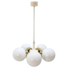 Midcentury Chandelier Sputnik, Kamenicky Senov, 1970s