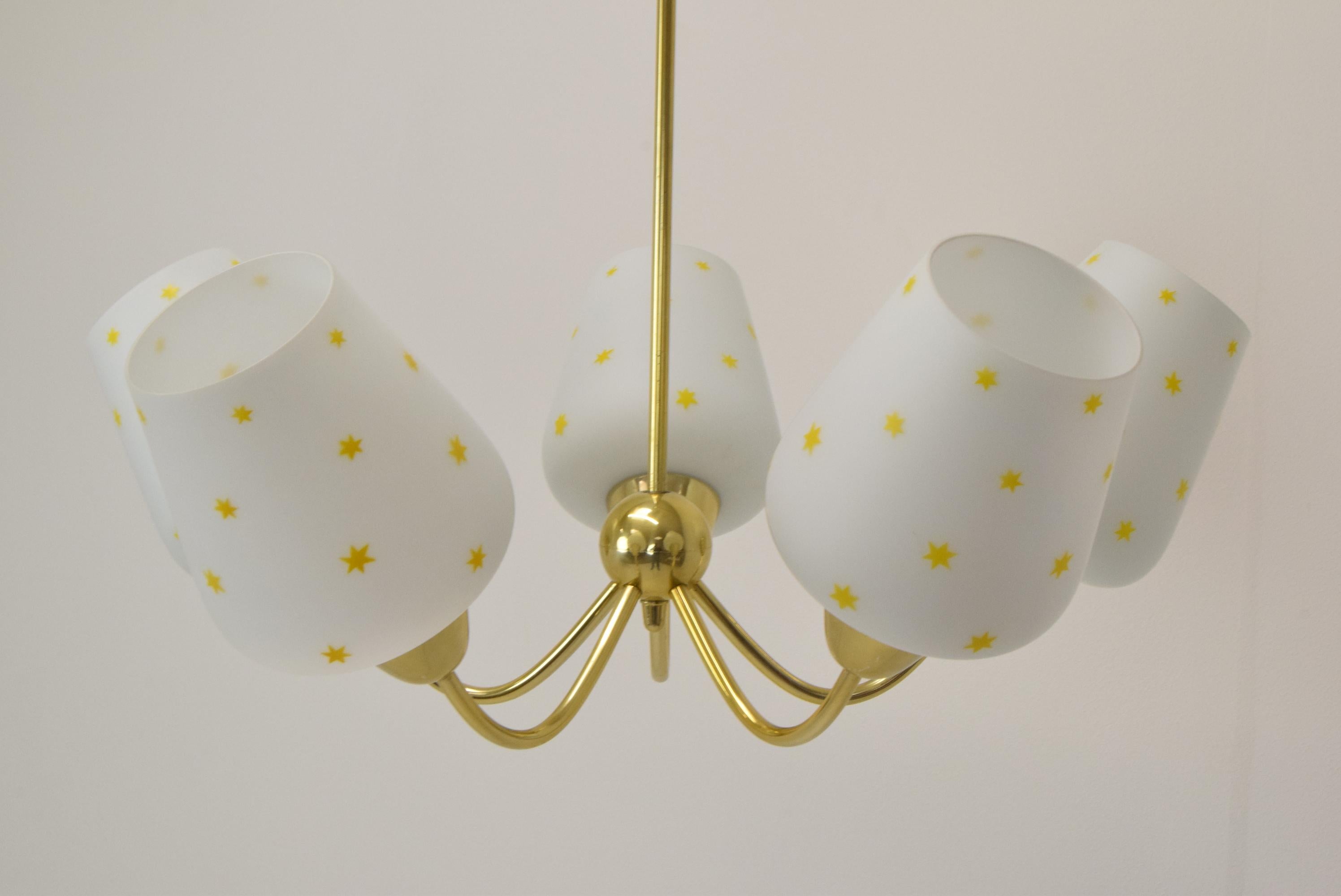 Mid-20th Century Mid-Century Chandelier, 1960's For Sale