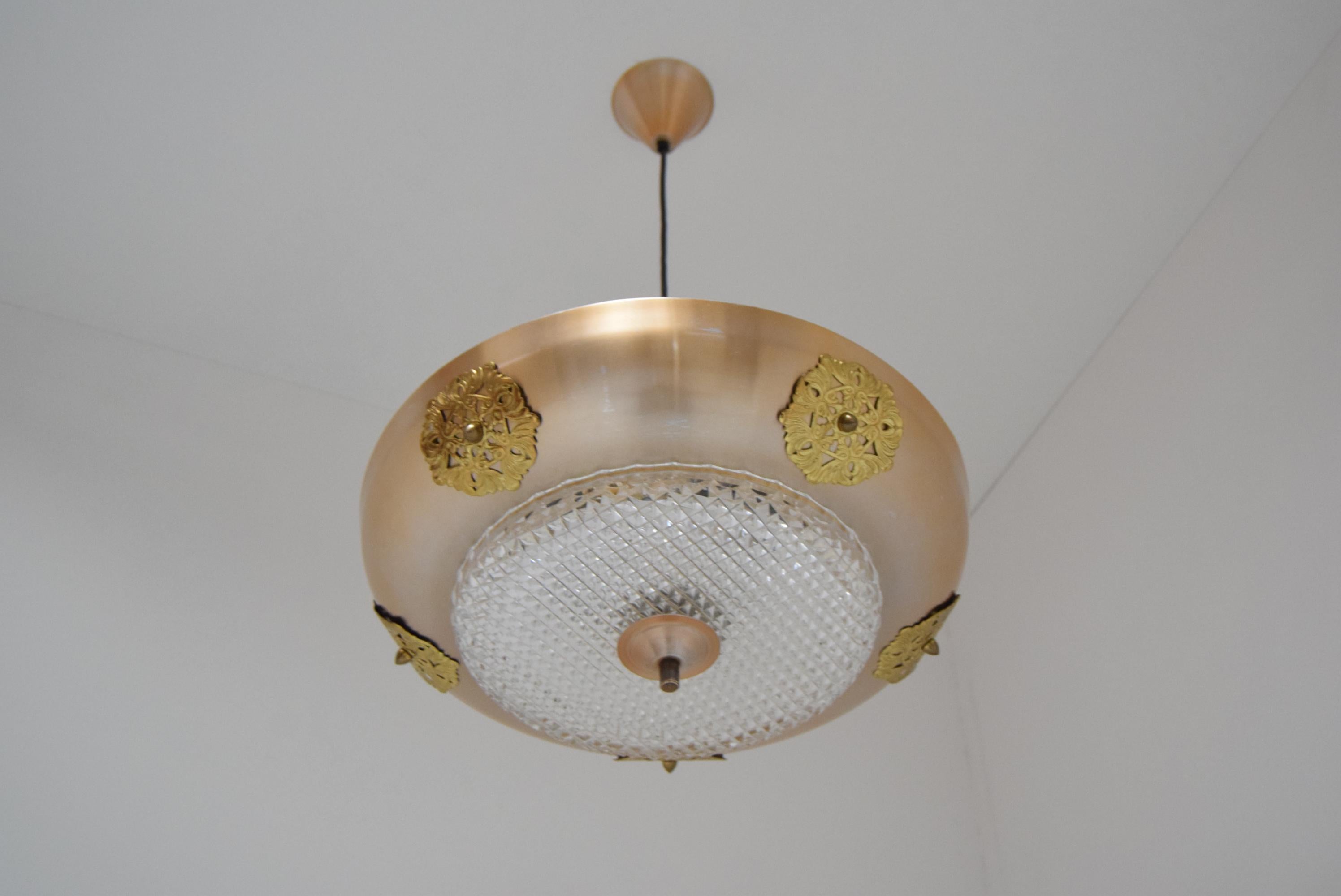 Mid-Century Modern Midcentury Chandelier, 1970s For Sale