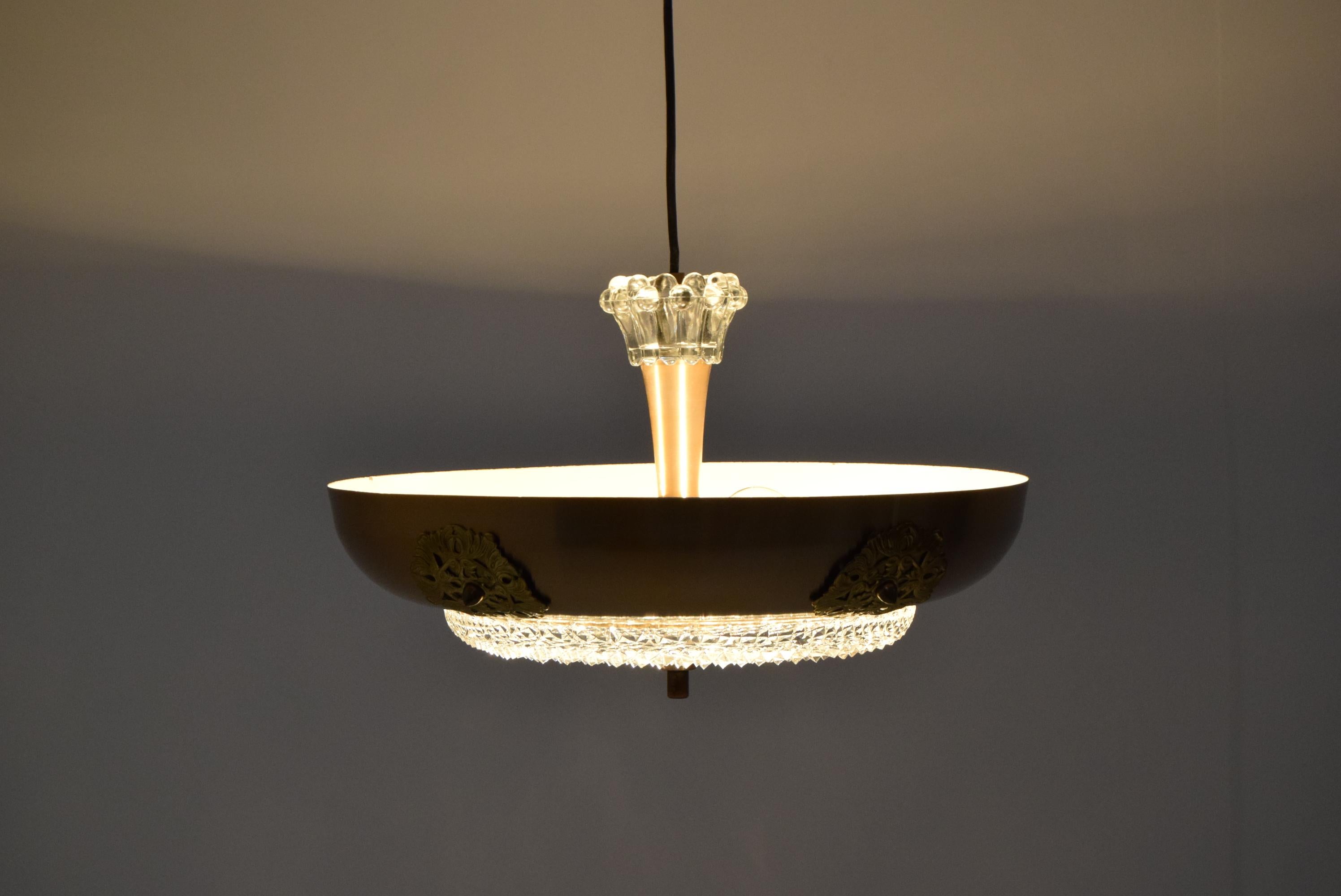 Late 20th Century Midcentury Chandelier, 1970s For Sale
