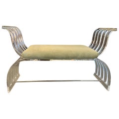 Mid-Century Charles Hollis Jones Lucite Bench