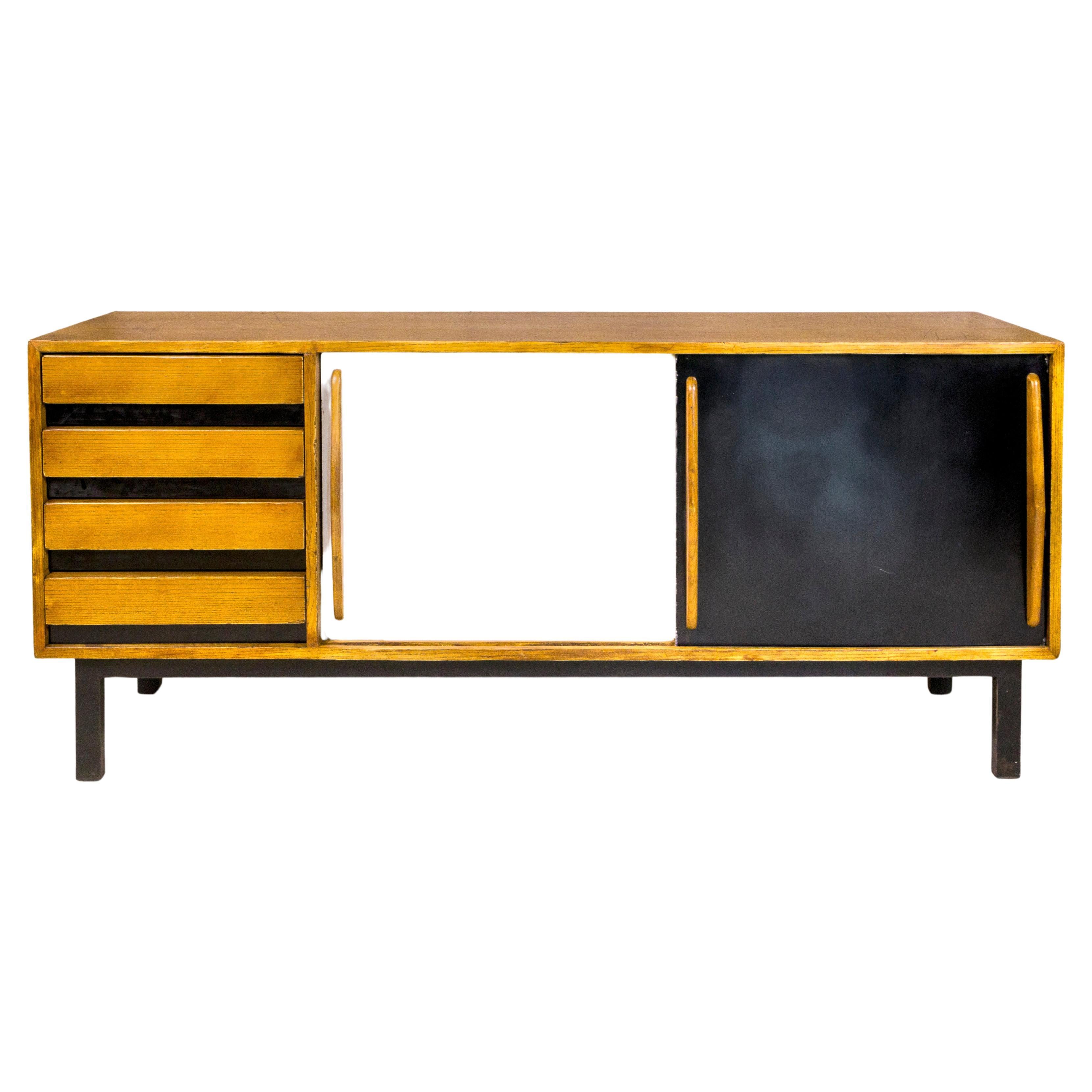 Mid-Century Charlotte Perriand Sideboard "Cansado", circa 1950, France For Sale