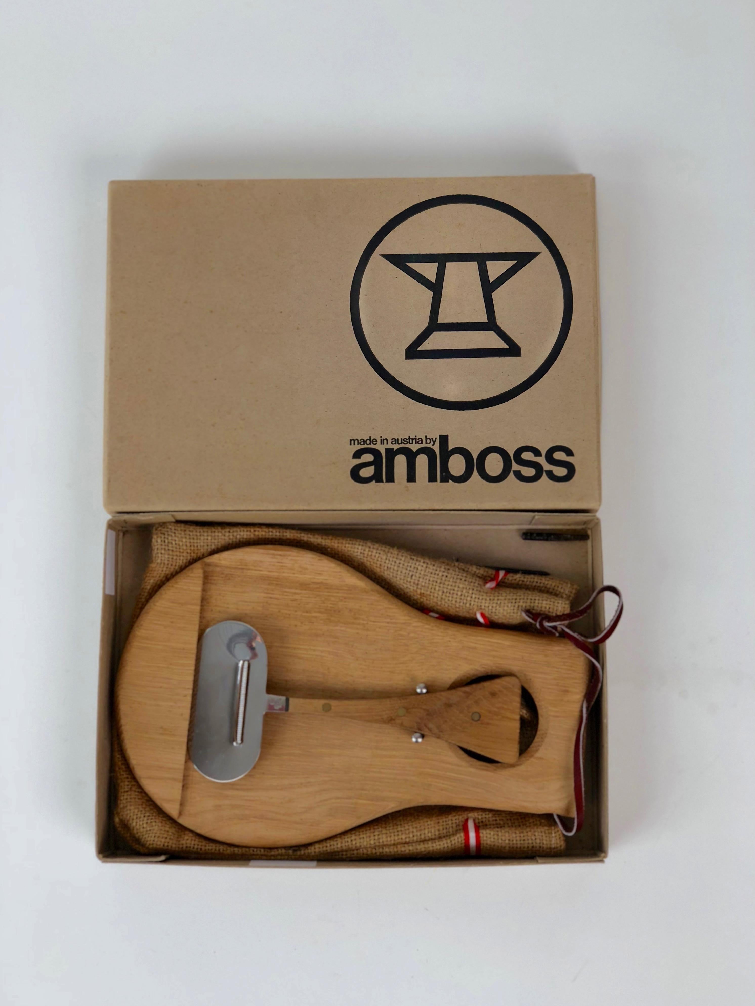 Austrian Midcentury Cheese Slicer, Designed by Janos Megyik for Amboss, Austria, 1950s For Sale