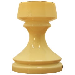 Vintage Mid Century Chess Figure Lamp, Tower, Ivan Jakes, 1970s