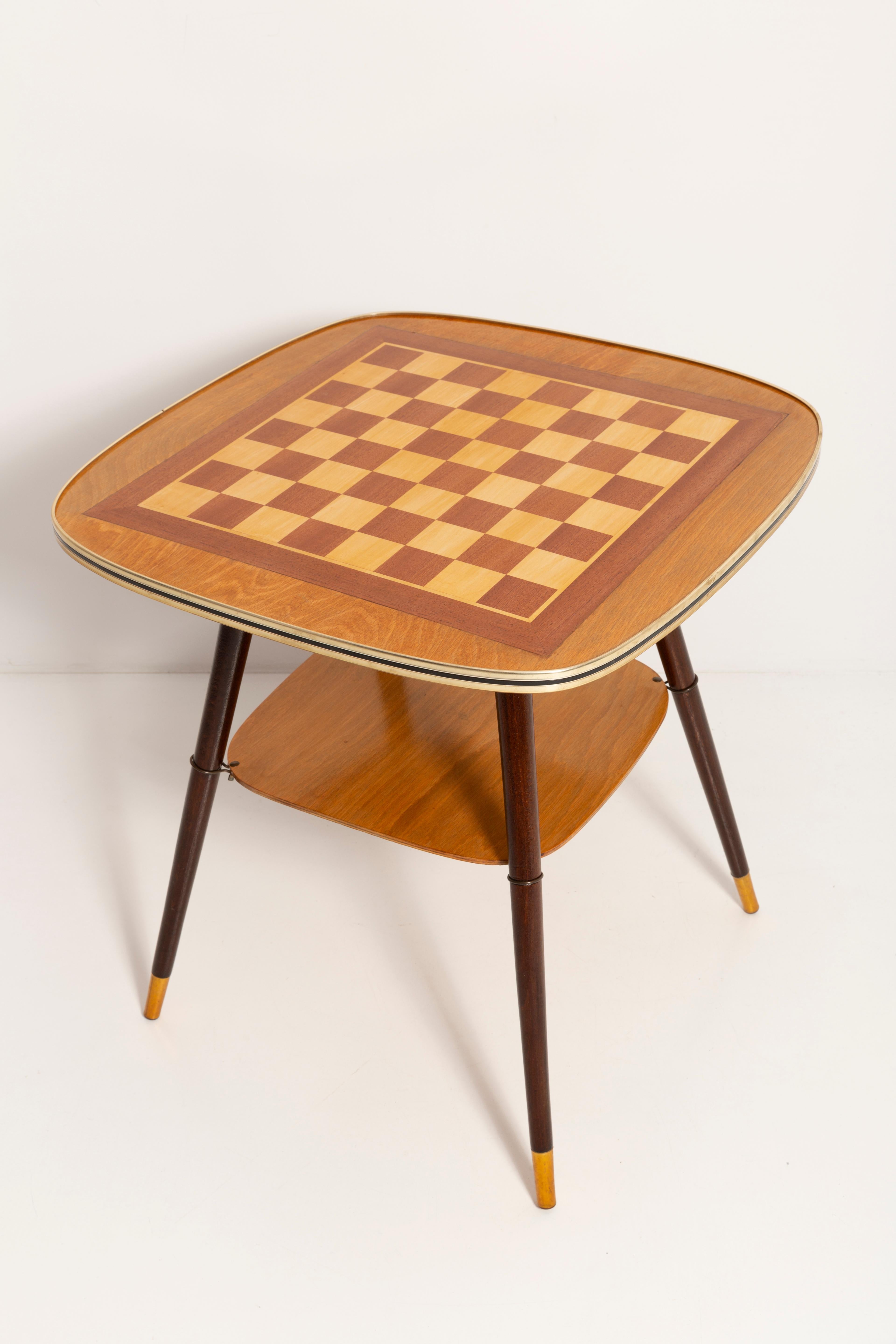 mid century chess table