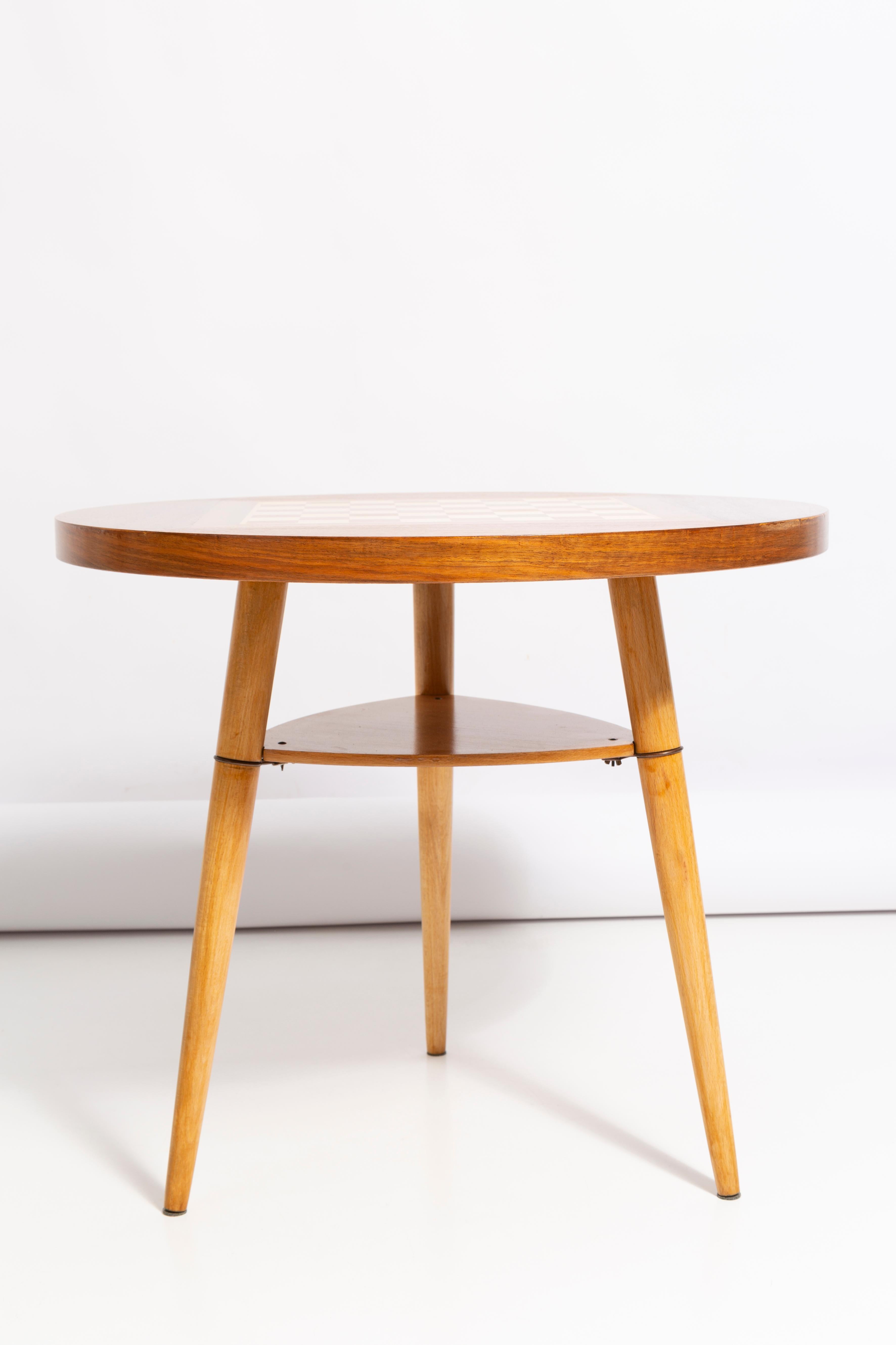 mid century chess table