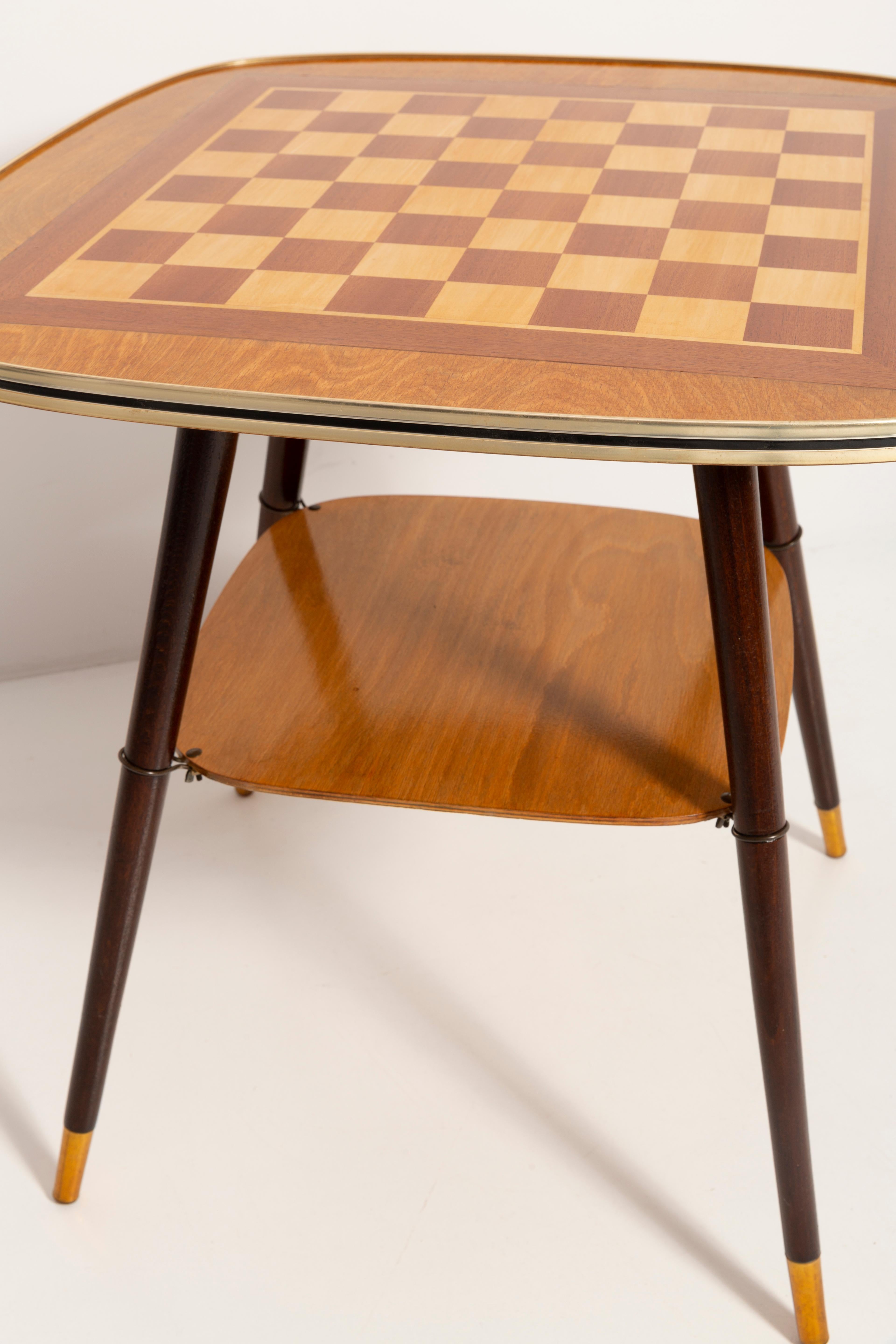 mid century modern chess table