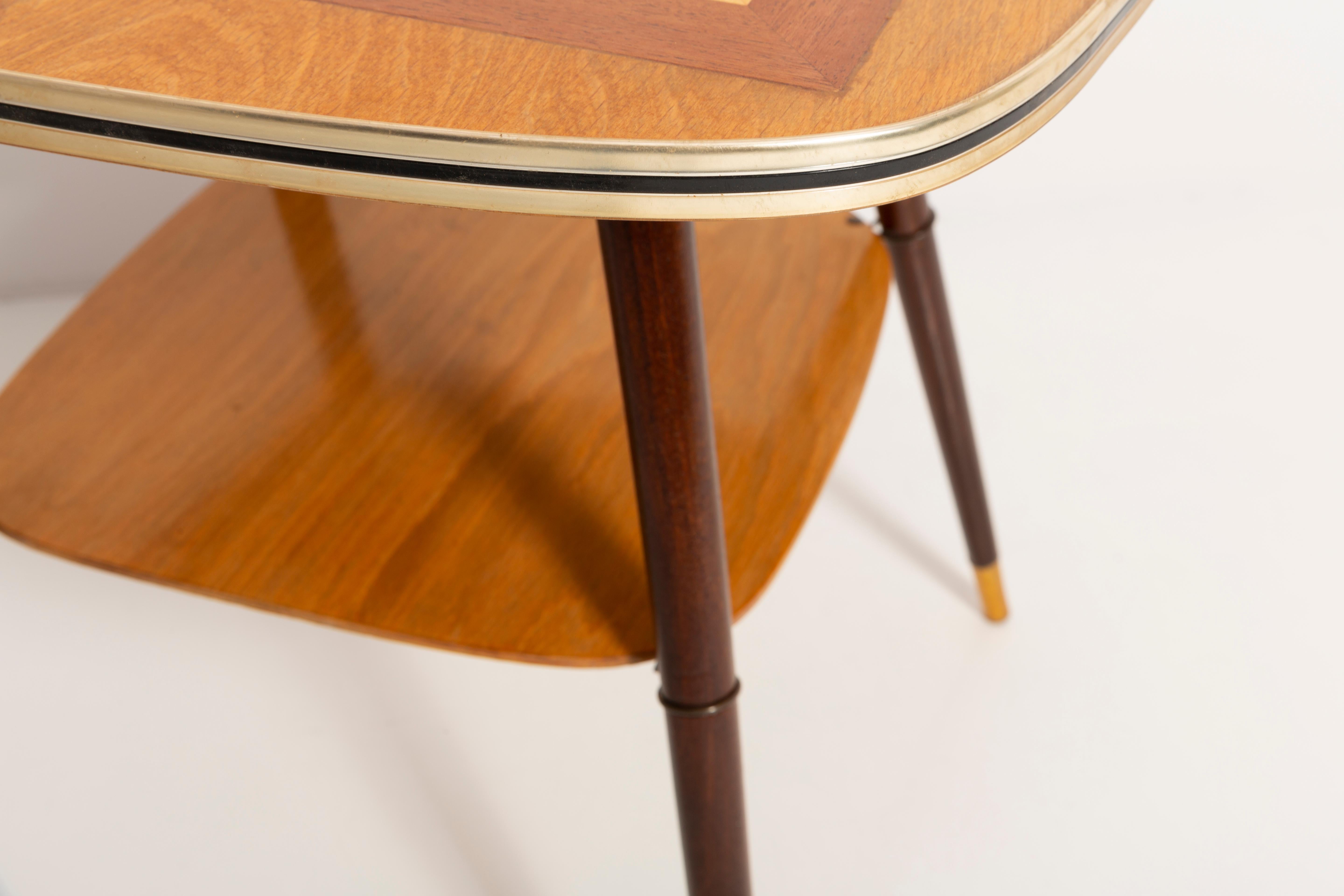 Polish Mid-Century Chess Game Table, Vintage, Beechwood, Europe, 1960s