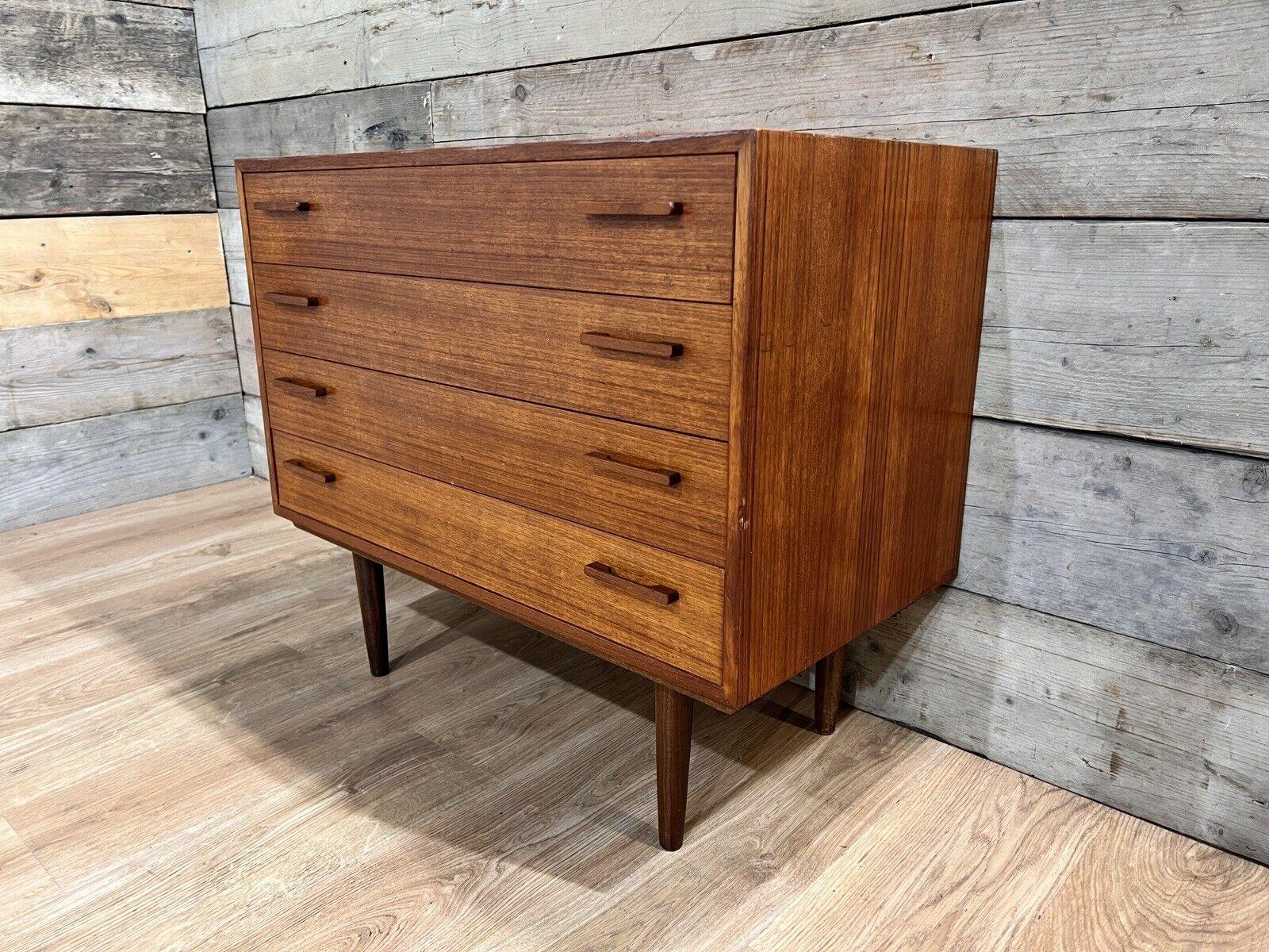 Mid Century Chest Drawers Danish Furniture by Kia Kristiansen 60s For Sale 5