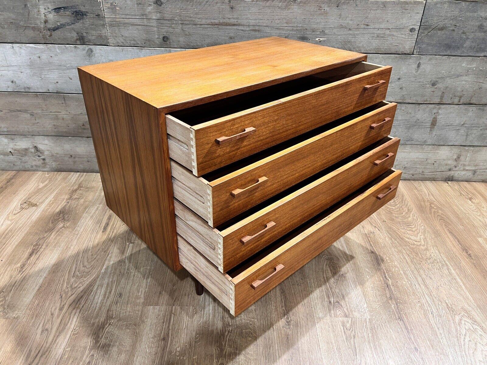 Mid Century Chest Drawers Danish Furniture by Kia Kristiansen 60s For Sale 1