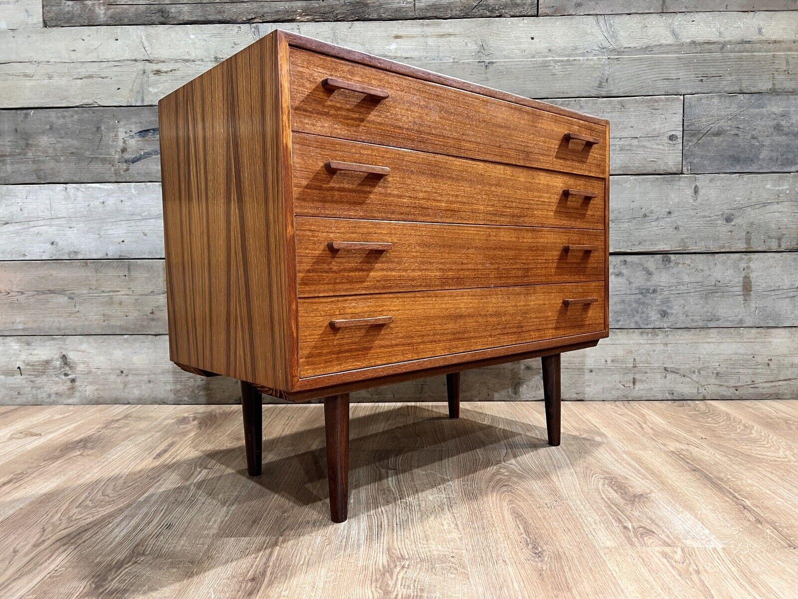Mid Century Chest Drawers Danish Furniture by Kia Kristiansen 60s For Sale 3