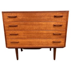 Vintage Mid Century Chest Drawers Danish Furniture by Kia Kristiansen 60s