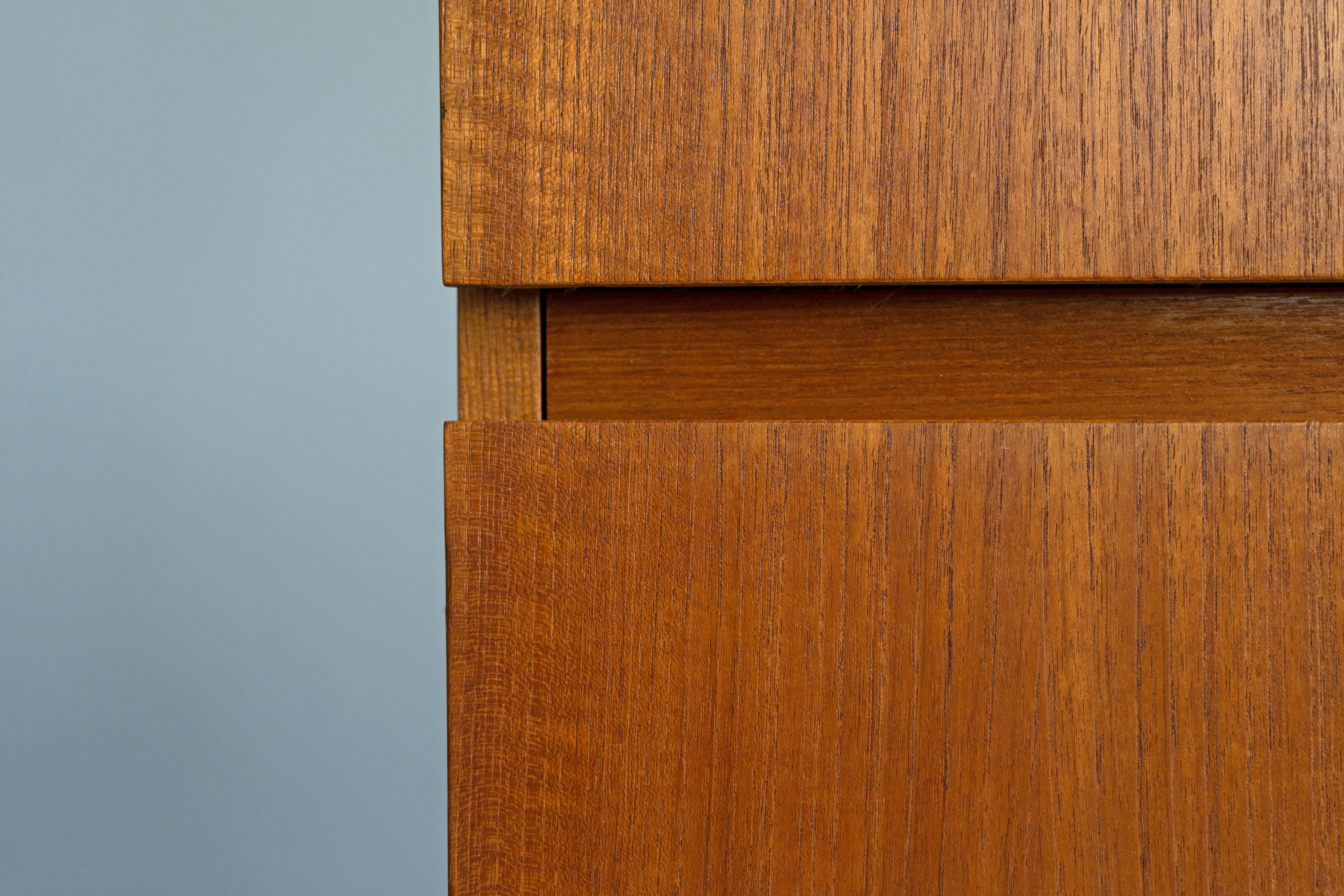 German Mid-Century Chest of Drawers by Dieter Waeckerlin for Behr, Teak, 1960s For Sale