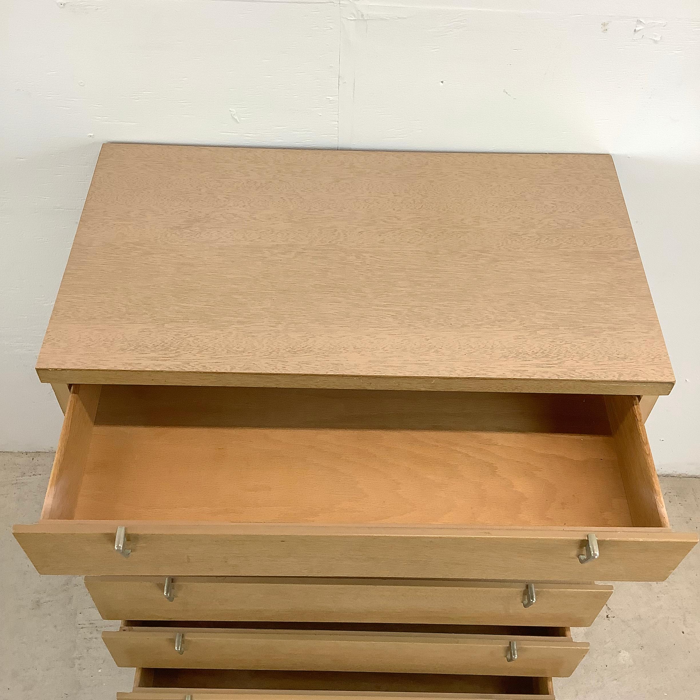 Veneer Mid-Century Chest of Drawers by Johnson Carper For Sale