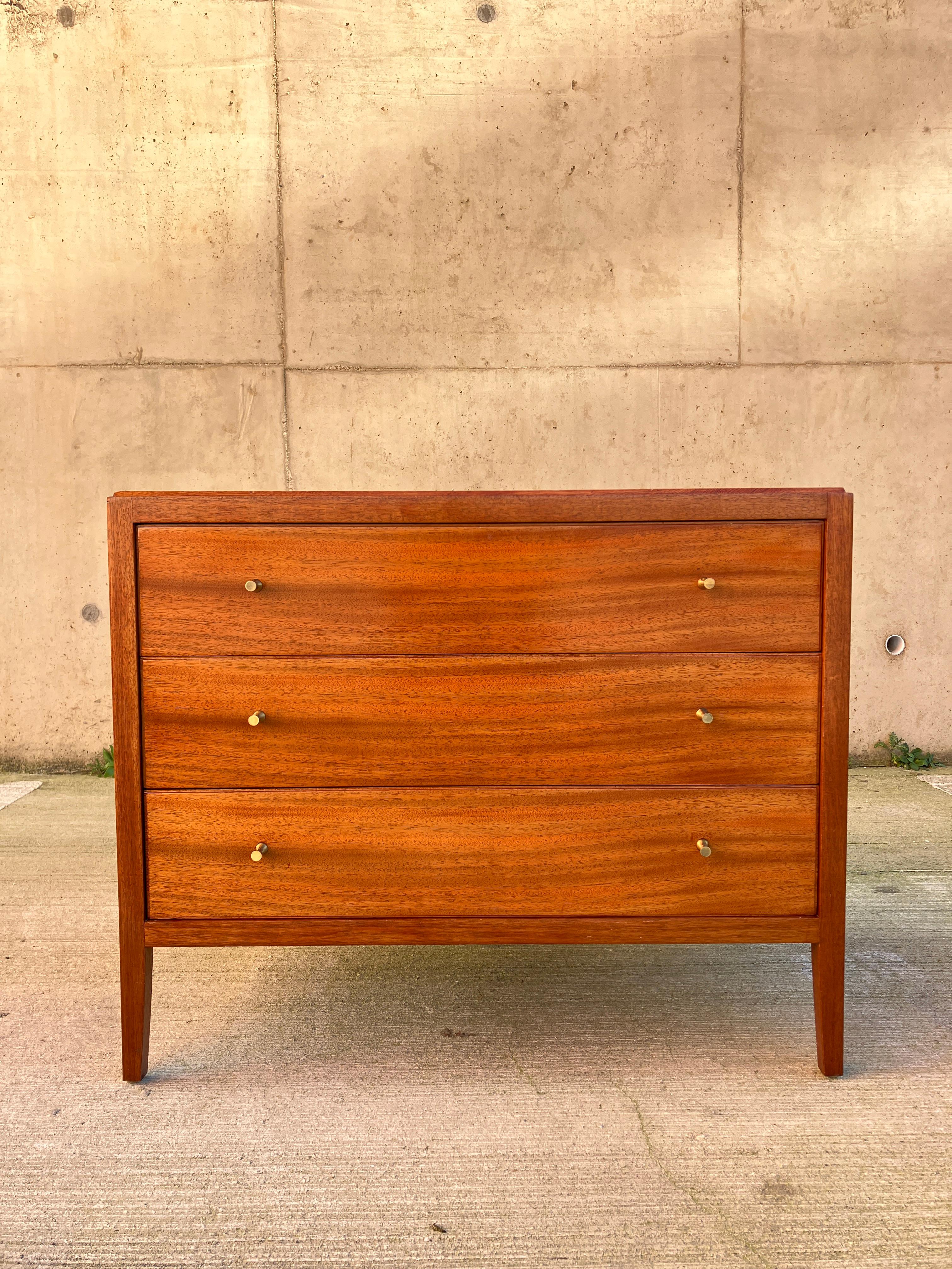 Mid Century Dresser Chest of Drawers by Loughborough Furniture for Heals  For Sale 2