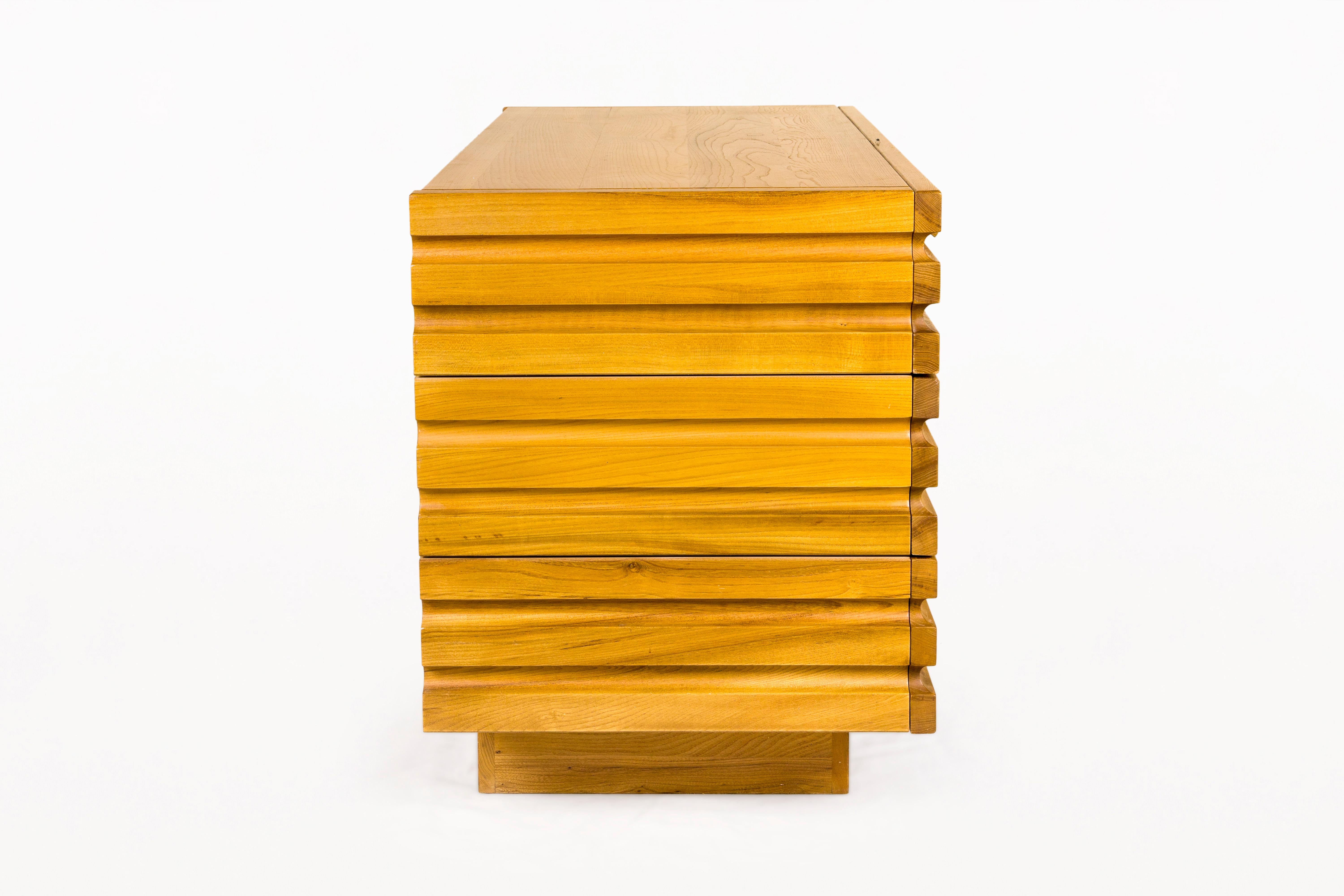 Mid-Century Modern Mid-Century Chest of Drawers by Maison Regain, circa 1970, France For Sale