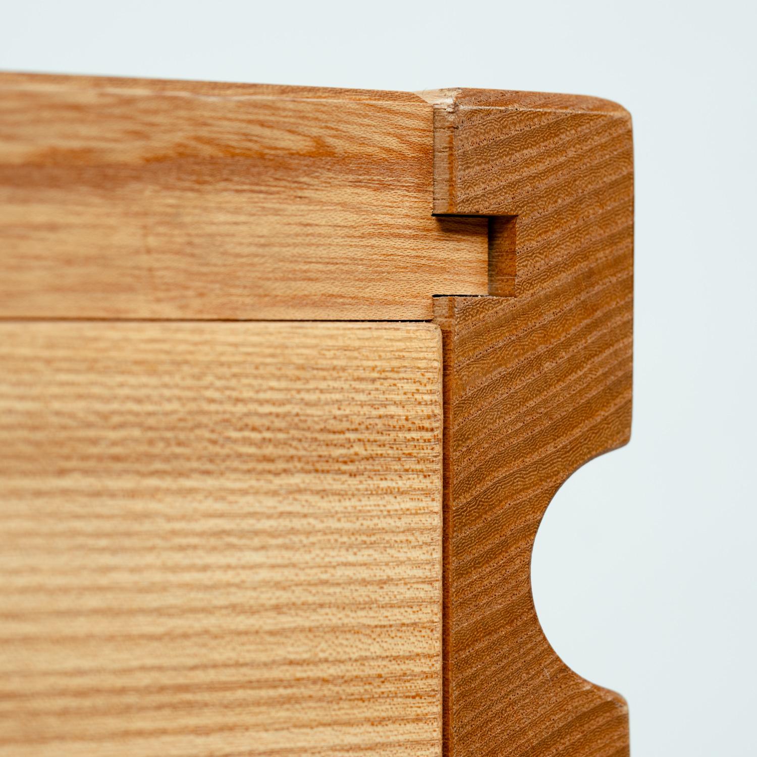 Mid-Century Chest of Drawers by Maison Regain, sculptural elmwood,  1970s France For Sale 7