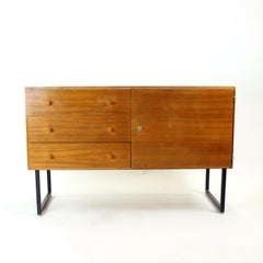 Mid Century Chest Of Drawers In Mahogany, Interier Praha 1960s