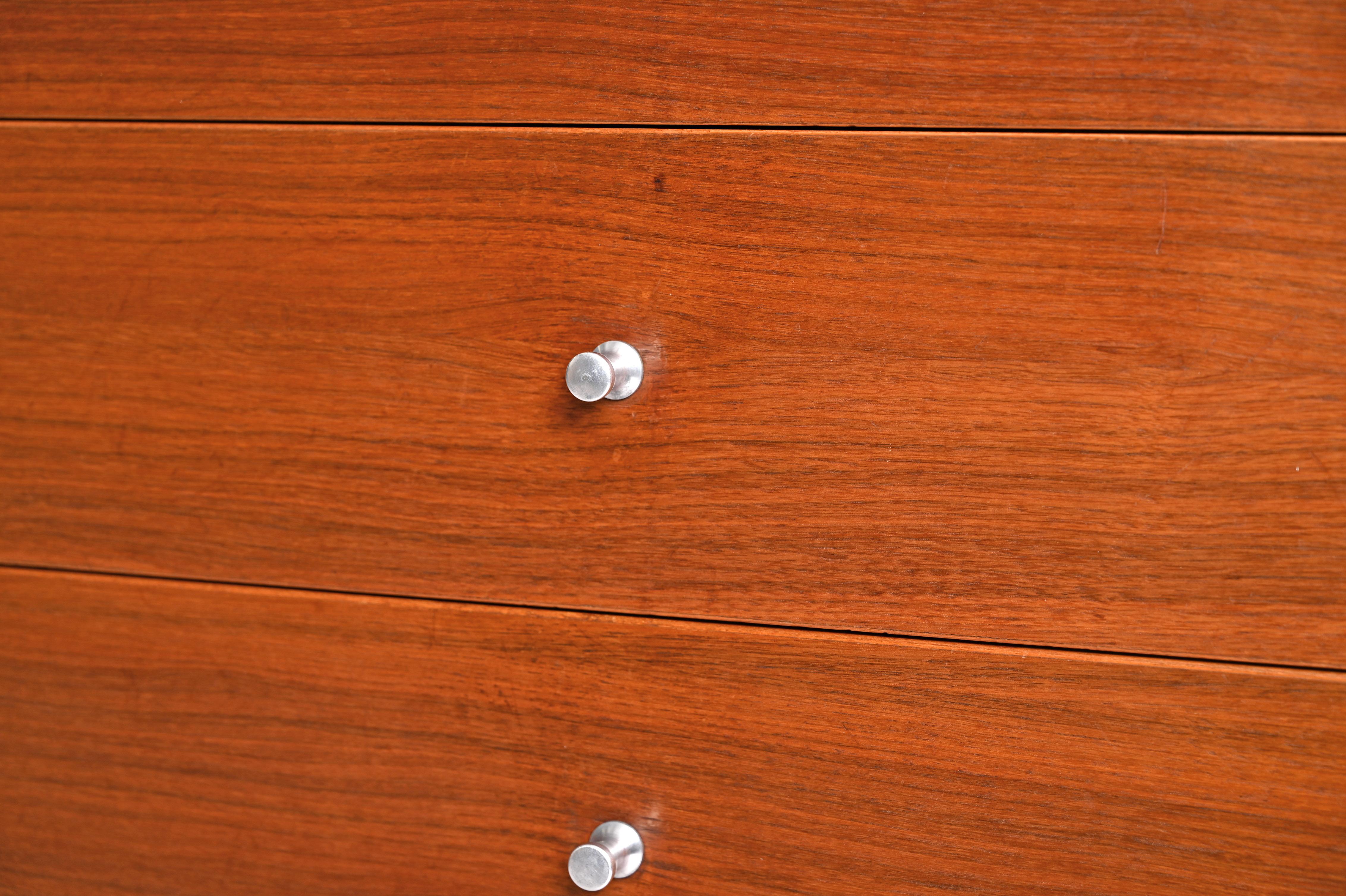Mid-Century Chest of Drawers in Walnut by Ico Parisi for MIM Roma, Italy 1960s For Sale 7