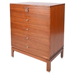 Retro Mid-Century Chest of Drawers in Walnut by Ico Parisi for MIM Roma, Italy 1960s