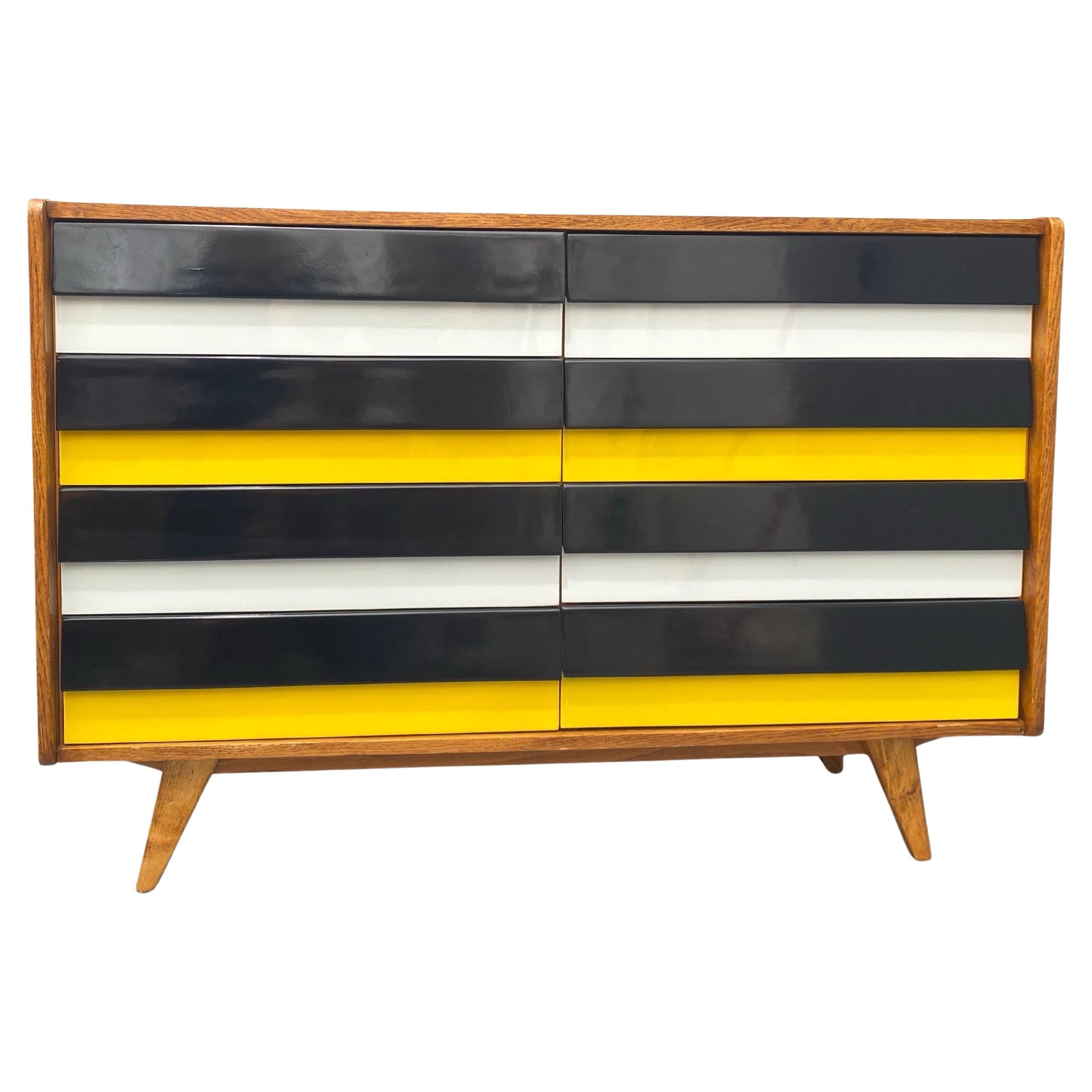 Mid century chest of drawers U-453 by Jiri Jiroutek, Czechoslovakia, 1960´s