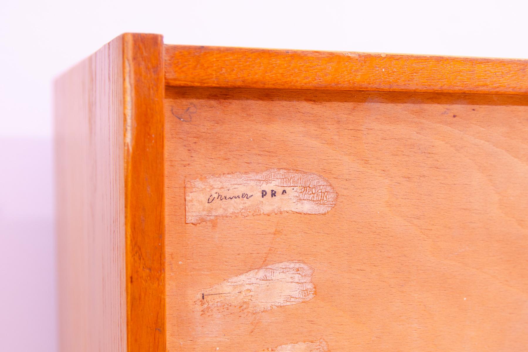 Mid century chest of drawers U-458 by Jiri Jiroutek, Czechoslovakia, 1960´s For Sale 12