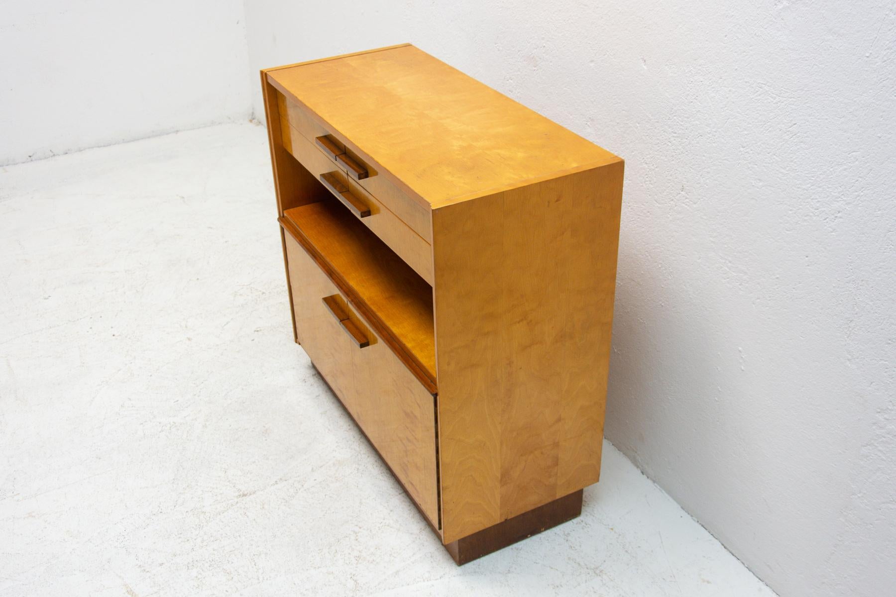 Wood Mid Century Chest of Drawers UP Závody, Czechoslovakia, 1960's