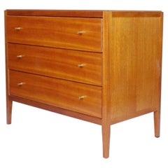 Mid-Century Chest of Three Drawers by Ward & Austin for Loughborough Furniture