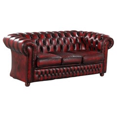 Mid-Century Chesterfield, 3-Seater Made in England