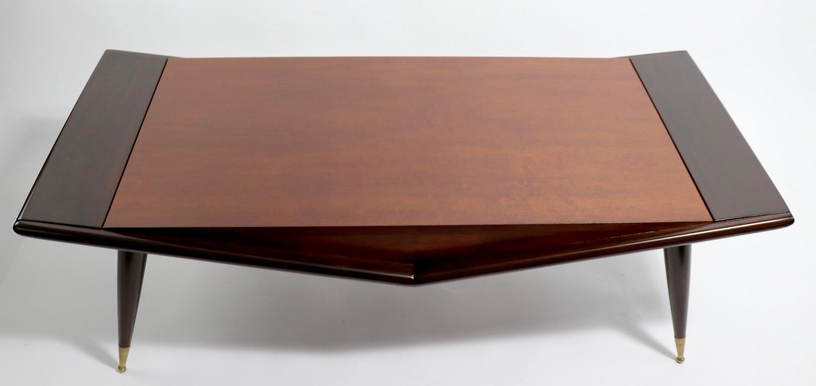 Mid Century Chevron Base Coffee Table by Gordons Fine Furniture 3
