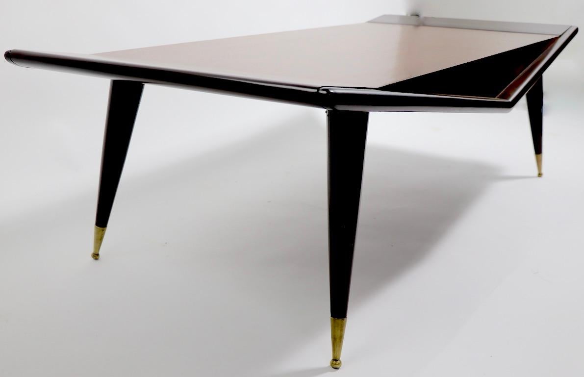 Mid Century Chevron Base Coffee Table by Gordons Fine Furniture 4