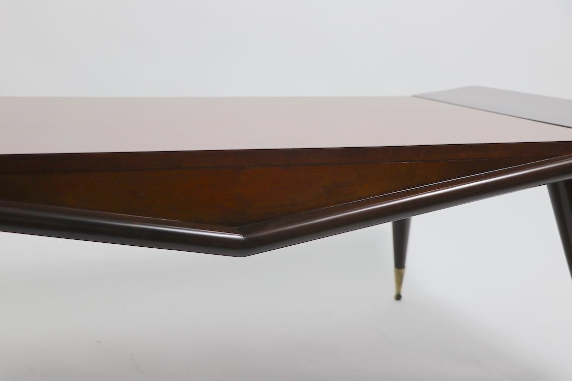 Mid-Century Modern Mid Century Chevron Base Coffee Table by Gordons Fine Furniture