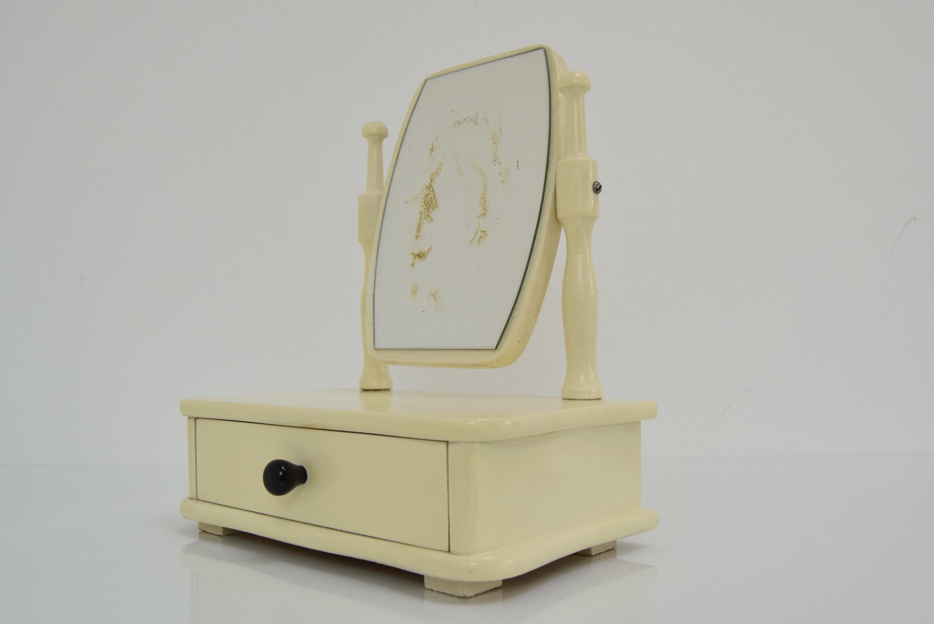 Mid-Century Children's Toilet Cabinet with Mirror, 1970's For Sale 7