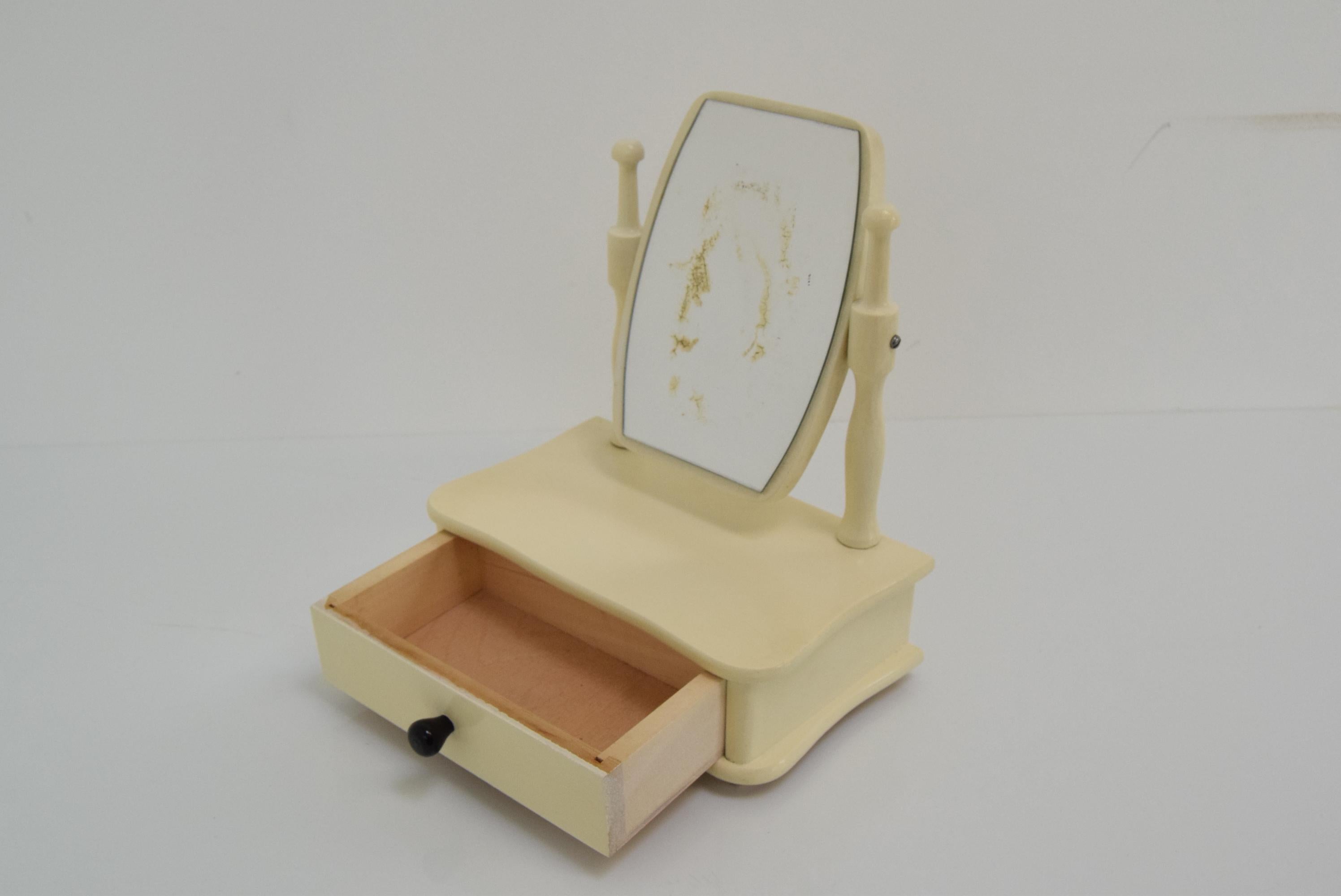 Late 20th Century Mid-Century Children's Toilet Cabinet with Mirror, 1970's For Sale