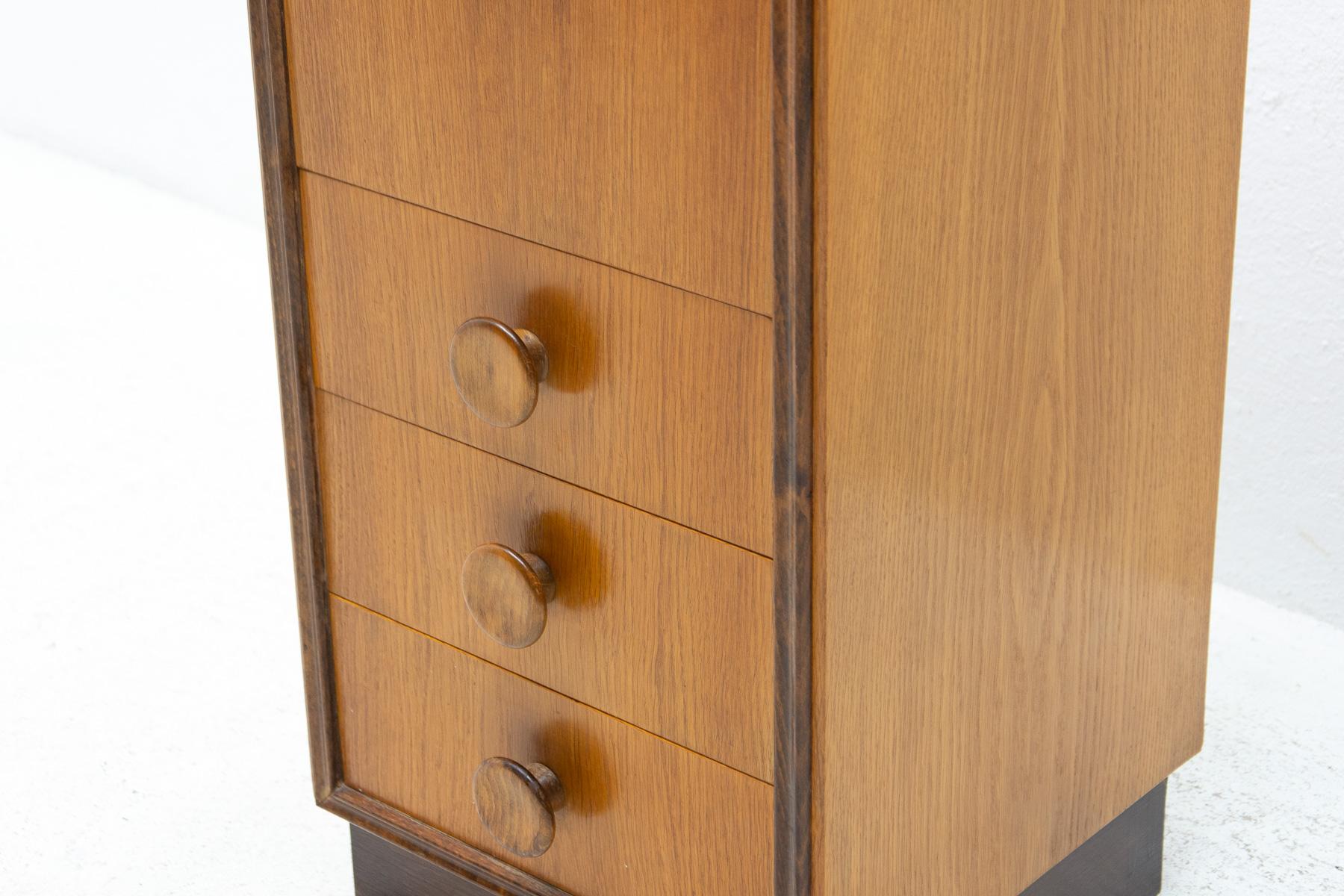 Mid Century Chimney Chest of Drawers by UP Závody, 1958 2