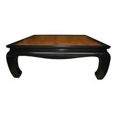 Midcentury Chin Hua Burl Coffee Table by Century Furniture Co.