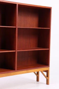 Mid-Century "China" Bookcase in Teak & Oak by Børge Mogensen, Made in Denmark