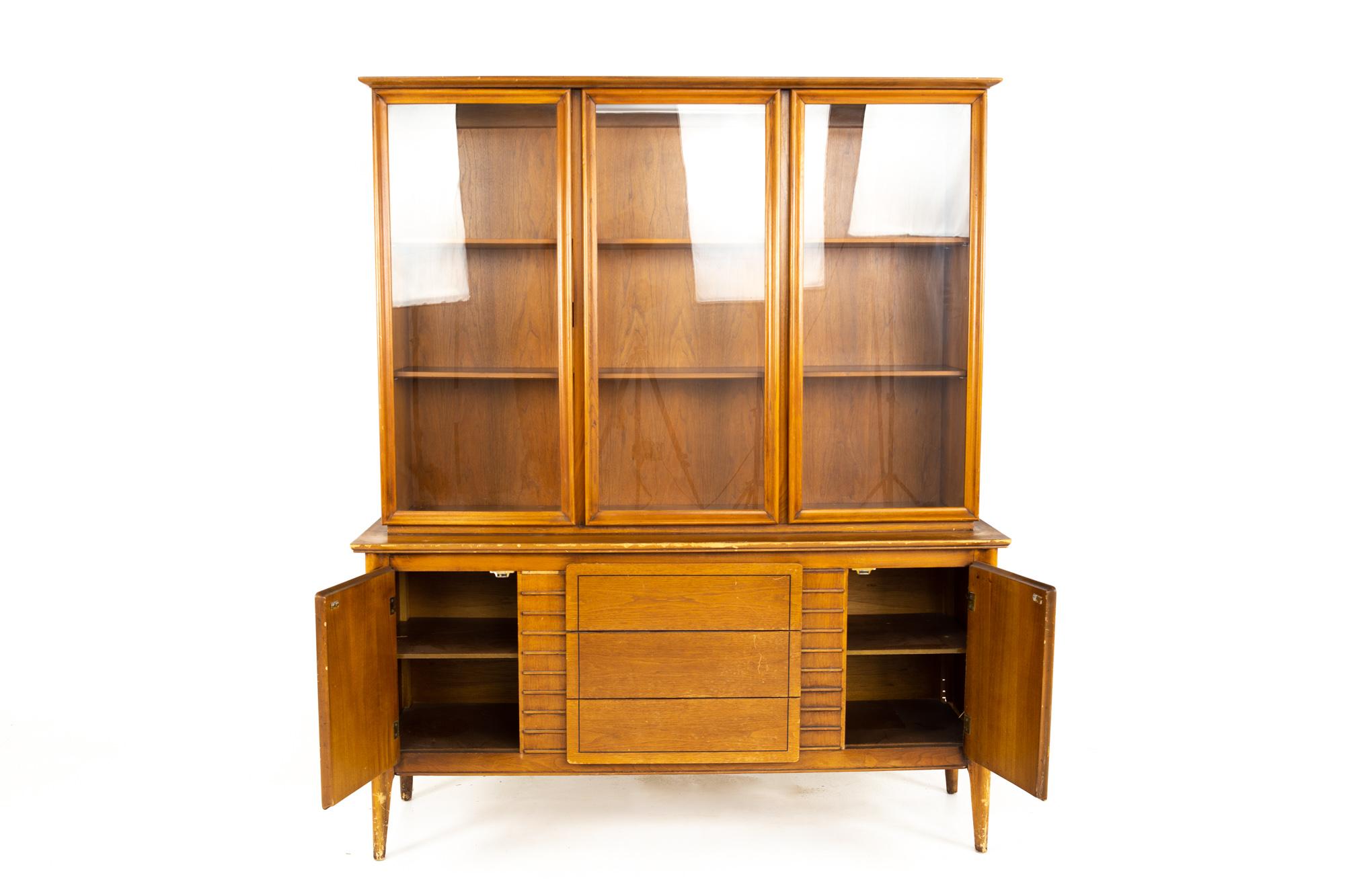 mid century china hutch